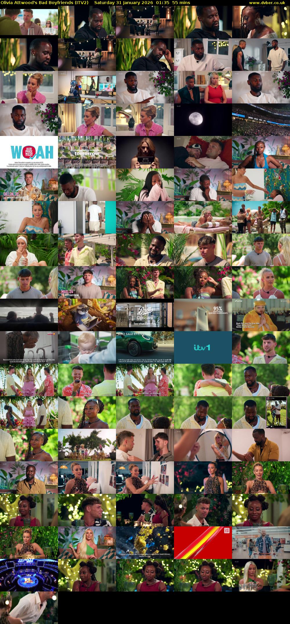 Olivia Attwood's Bad Boyfriends (ITV2) Saturday 31 January 2026 01:35 - 02:30