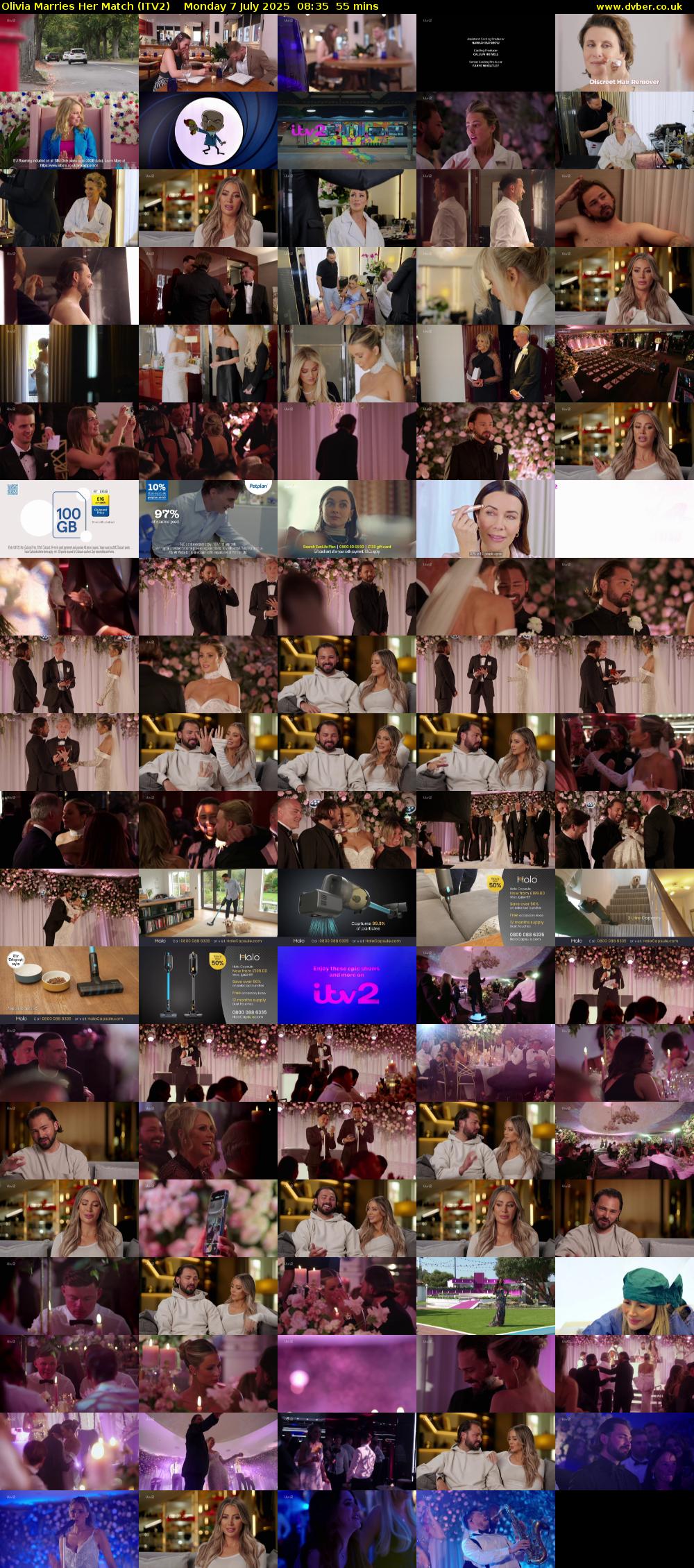 Olivia Marries Her Match (ITV2) Monday 7 July 2025 08:35 - 09:30