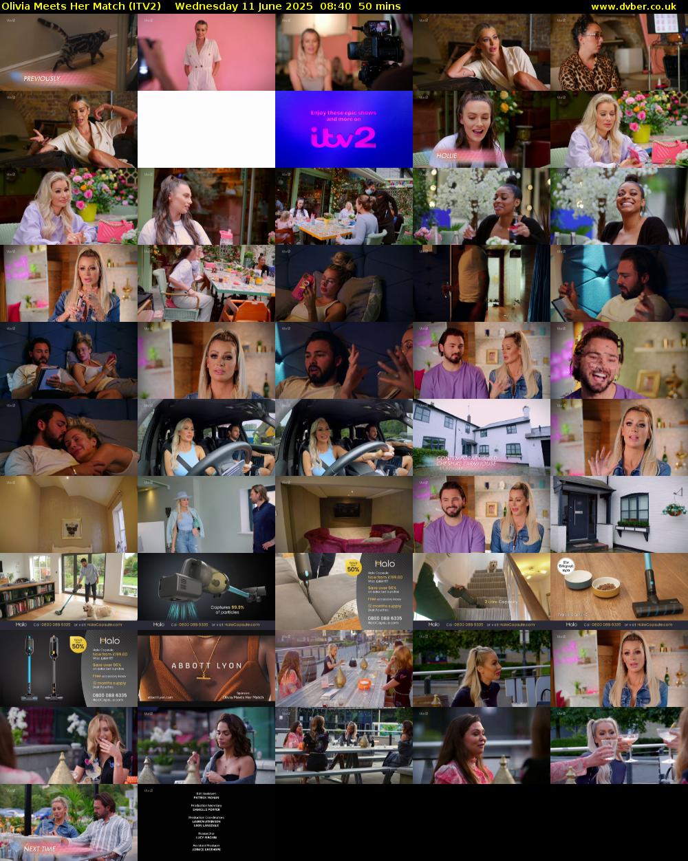 Olivia Meets Her Match (ITV2) Wednesday 11 June 2025 08:40 - 09:30