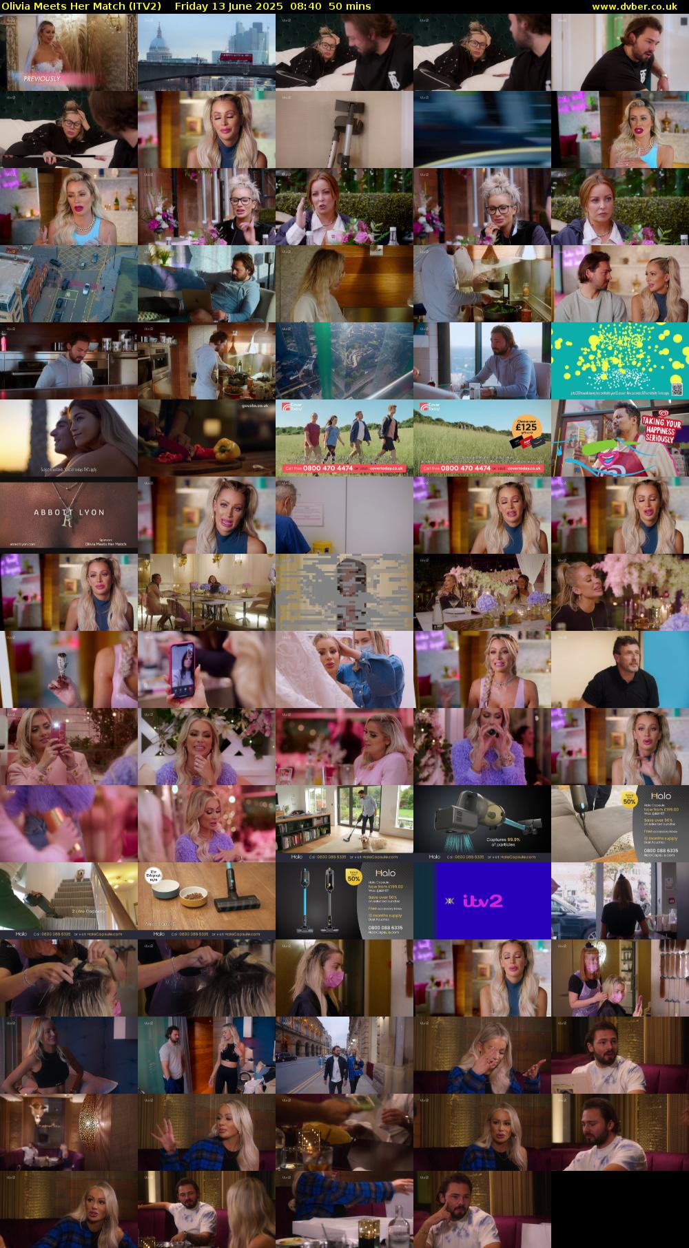 Olivia Meets Her Match (ITV2) Friday 13 June 2025 08:40 - 09:30