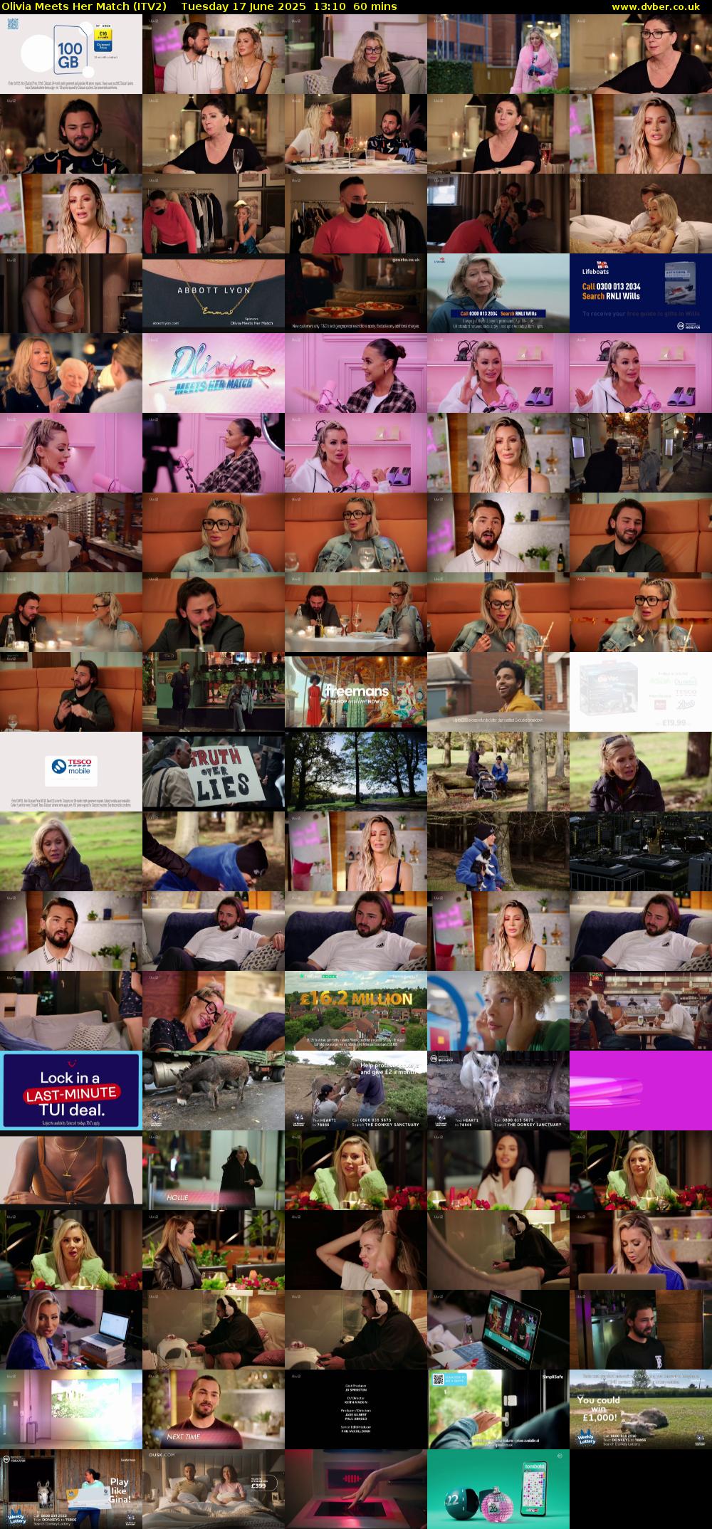 Olivia Meets Her Match (ITV2) Tuesday 17 June 2025 13:10 - 14:10
