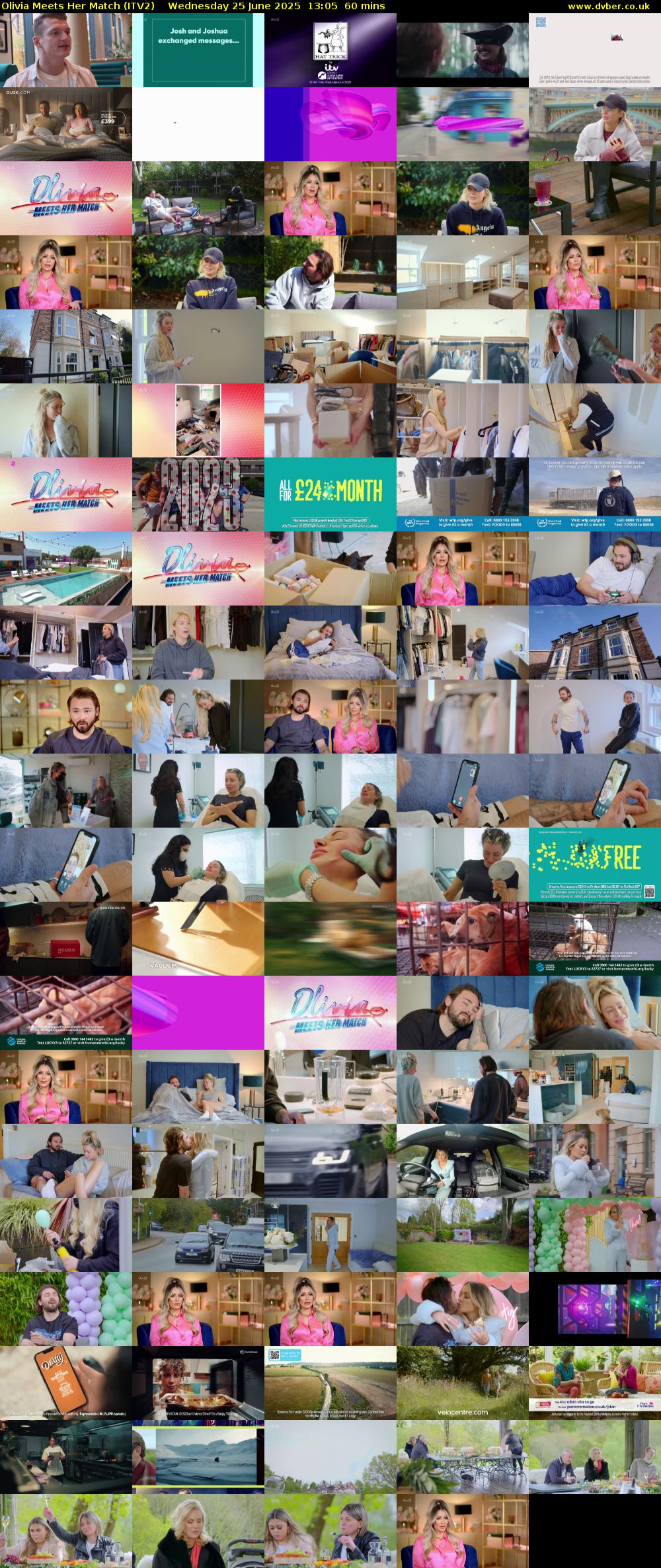 Olivia Meets Her Match (ITV2) Wednesday 25 June 2025 13:05 - 14:05
