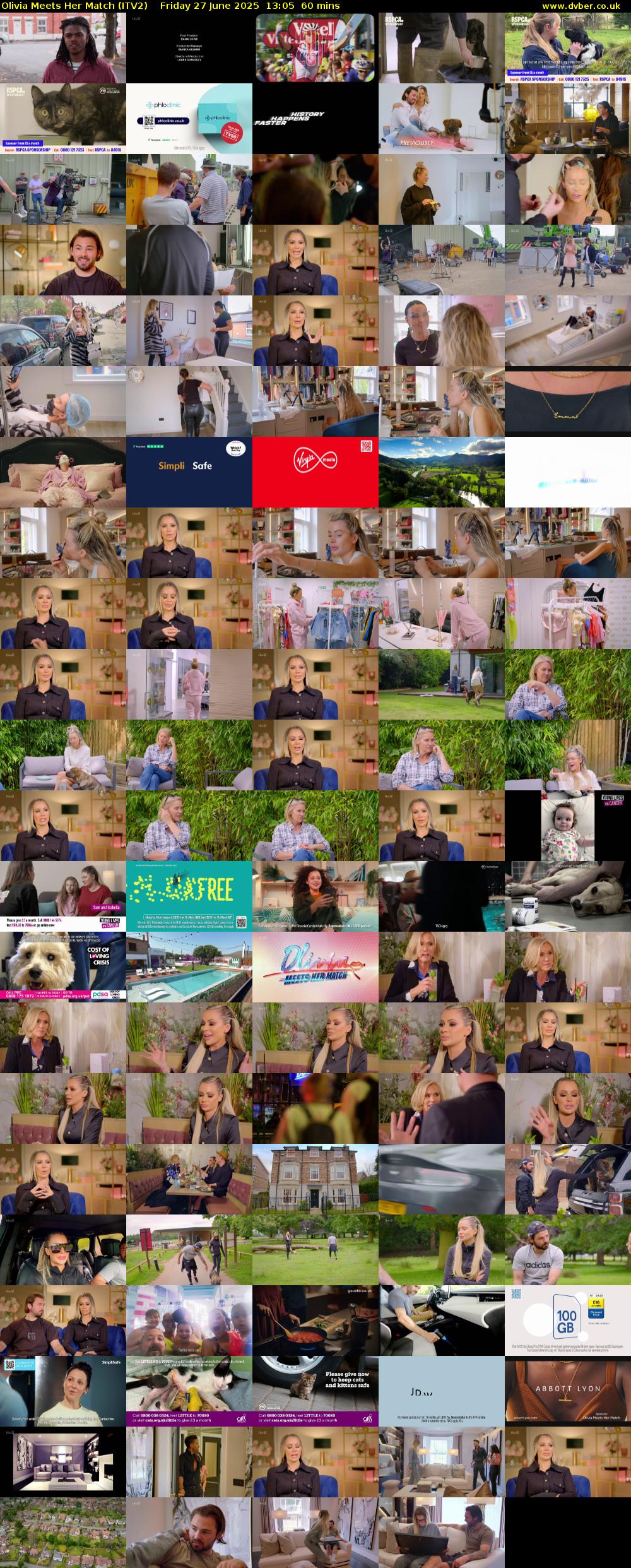Olivia Meets Her Match (ITV2) Friday 27 June 2025 13:05 - 14:05