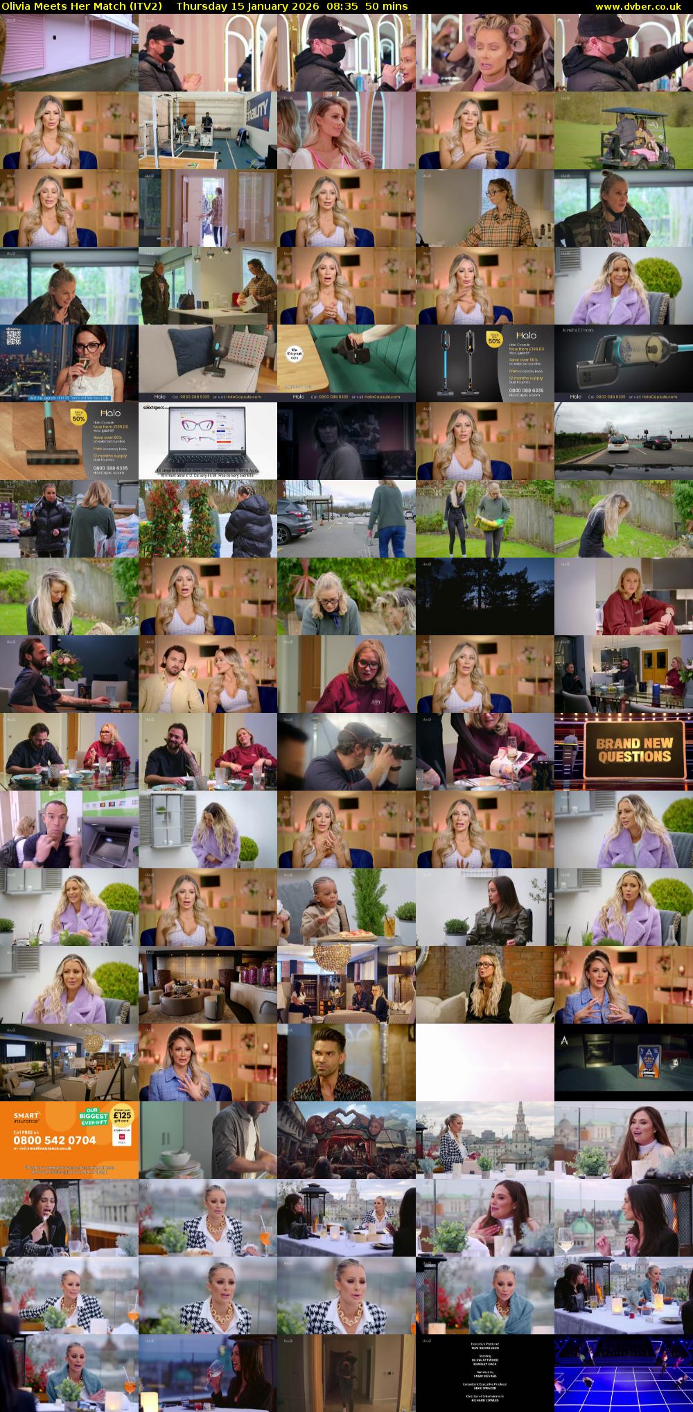 Olivia Meets Her Match (ITV2) Thursday 15 January 2026 08:35 - 09:25