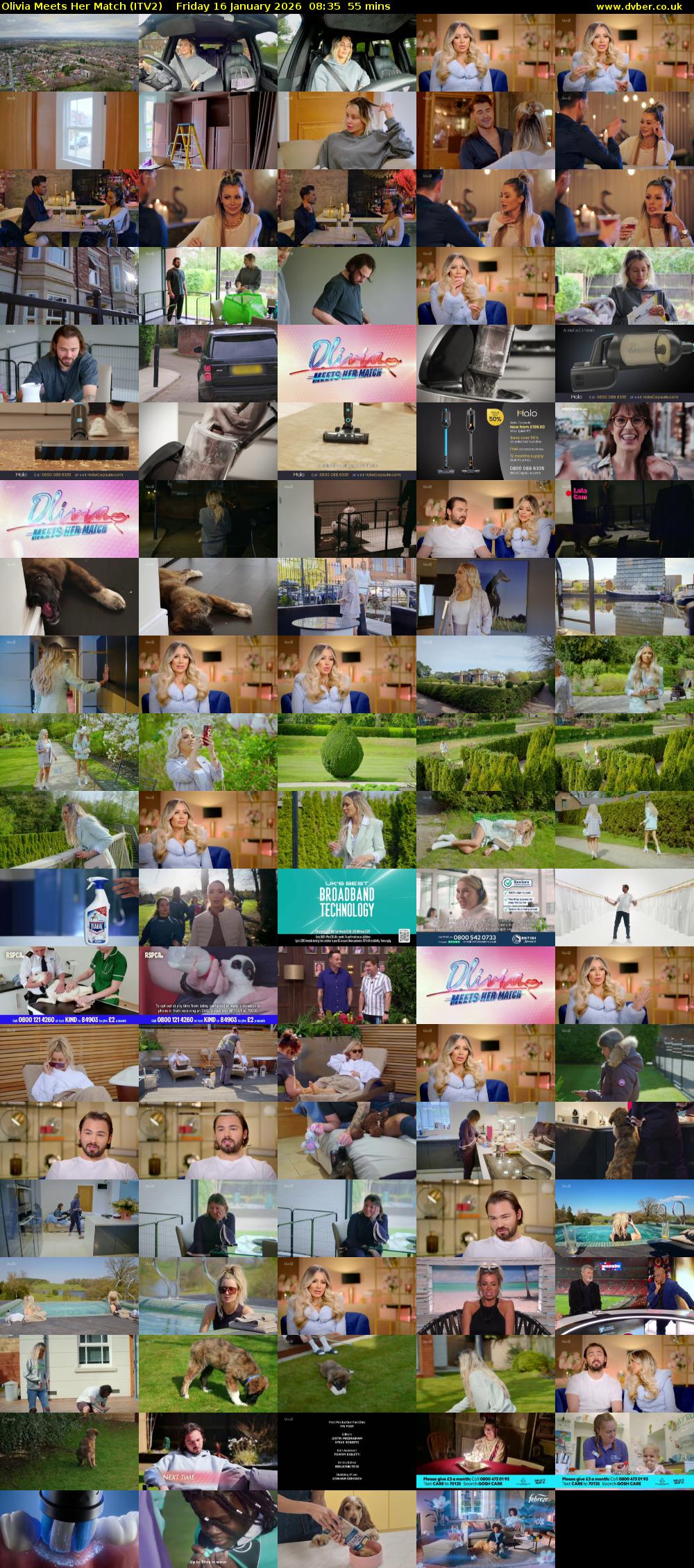 Olivia Meets Her Match (ITV2) Friday 16 January 2026 08:35 - 09:30