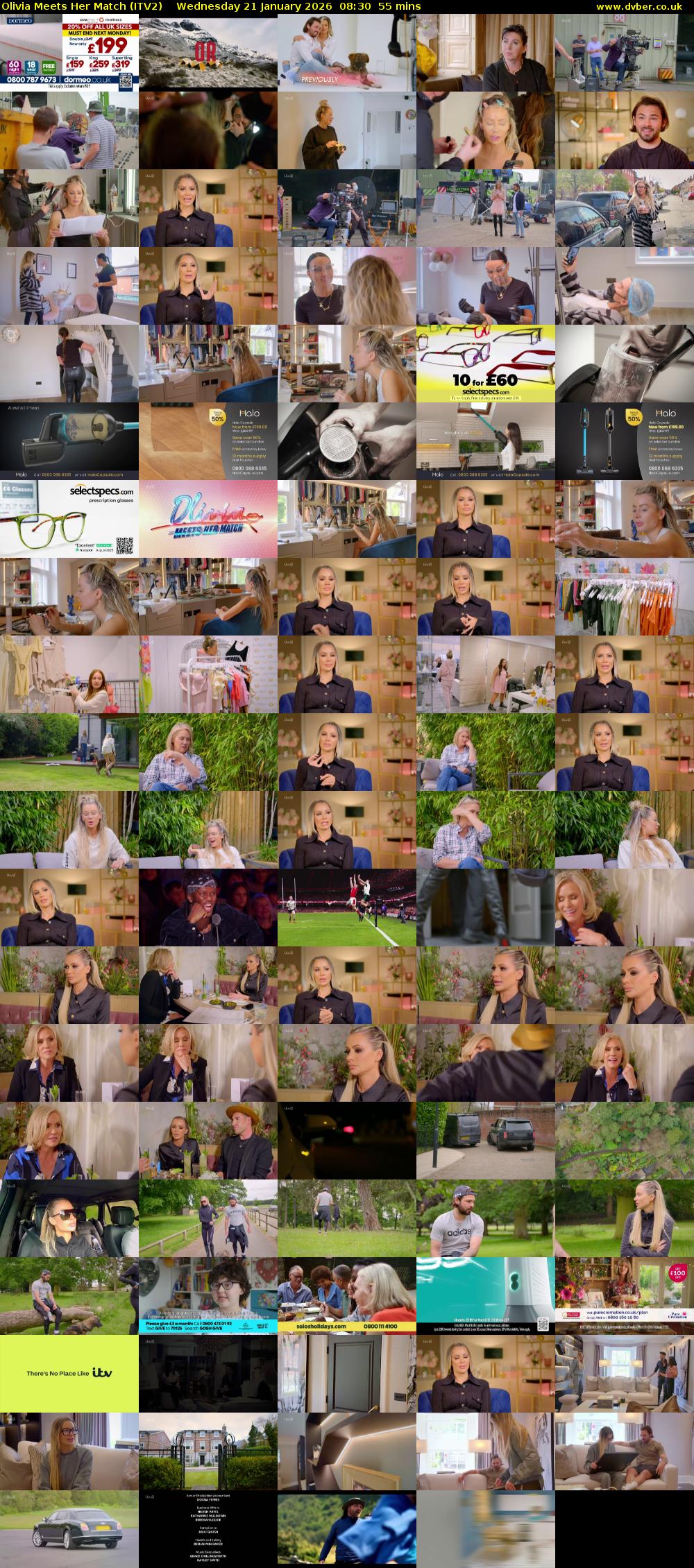 Olivia Meets Her Match (ITV2) Wednesday 21 January 2026 08:30 - 09:25