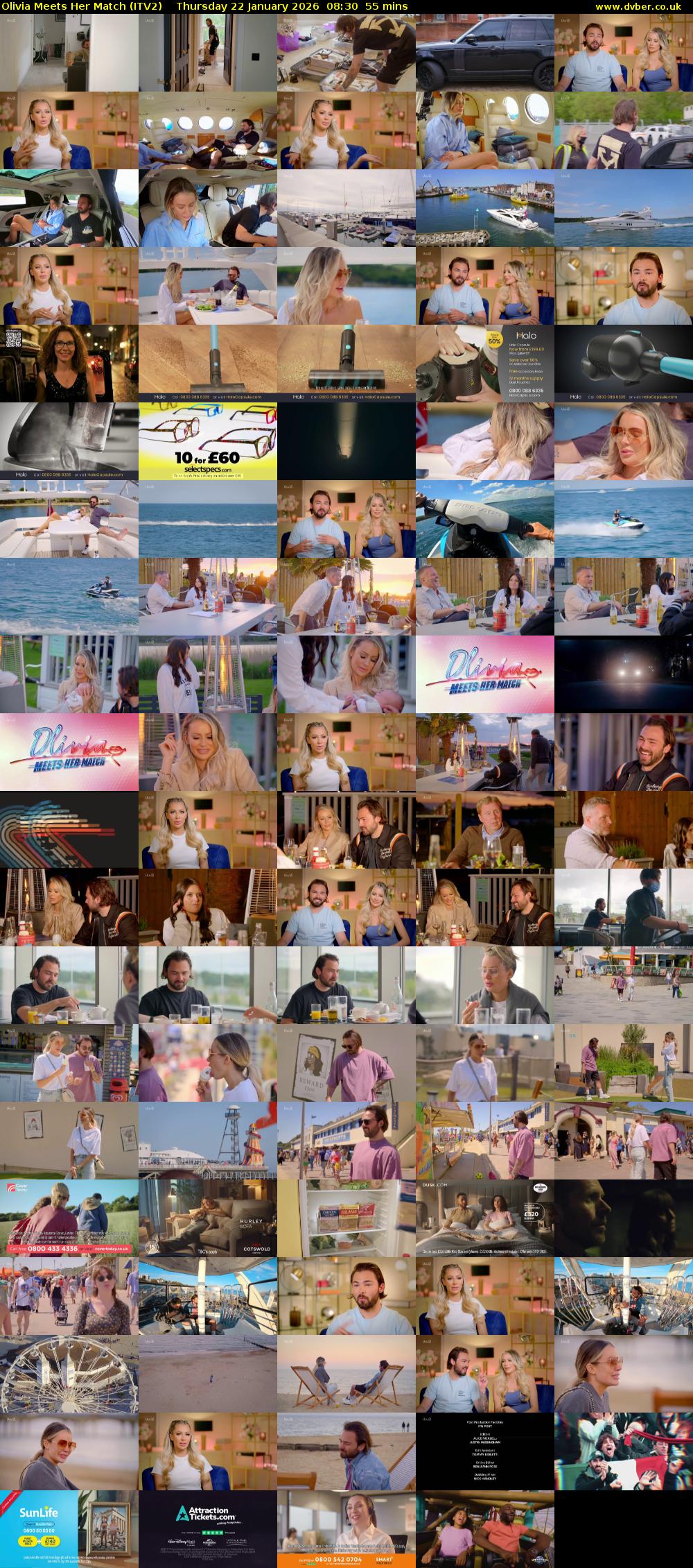 Olivia Meets Her Match (ITV2) Thursday 22 January 2026 08:30 - 09:25