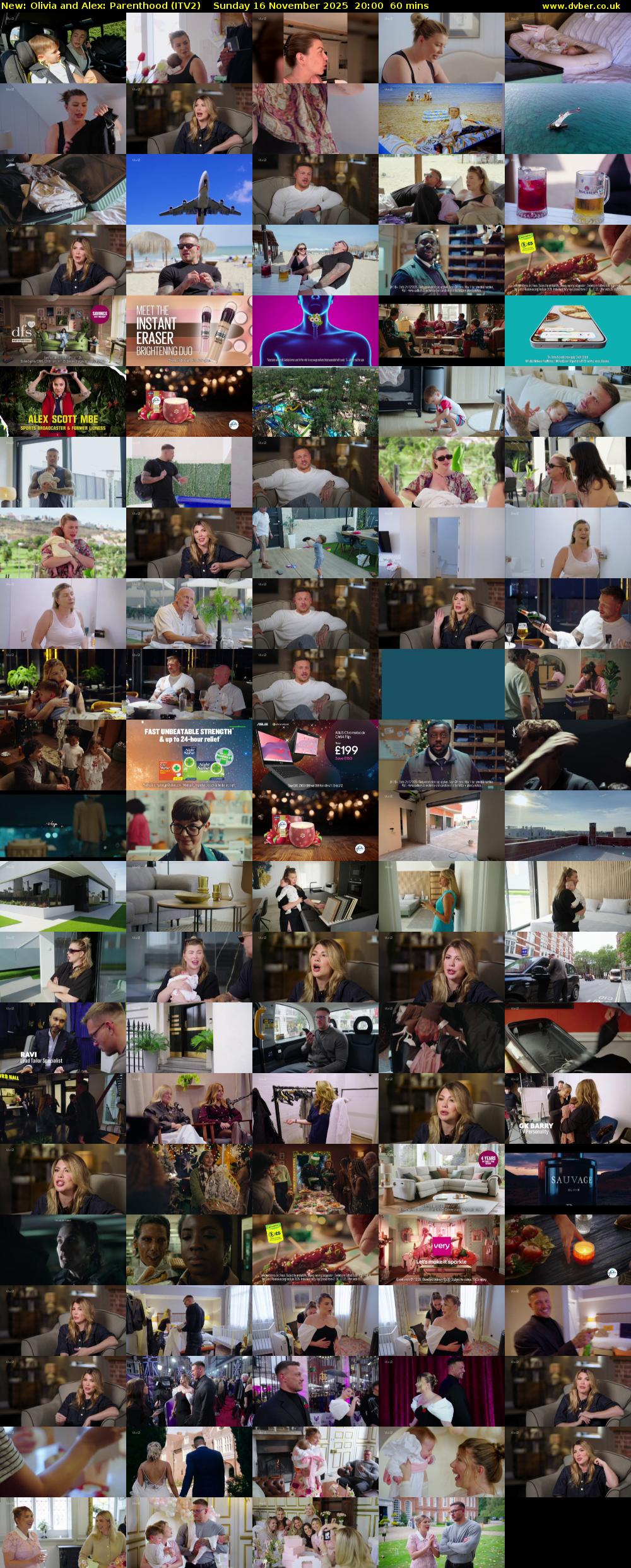 Olivia and Alex: Parenthood (ITV2) Sunday 16 November 2025 20:00 - 21:00