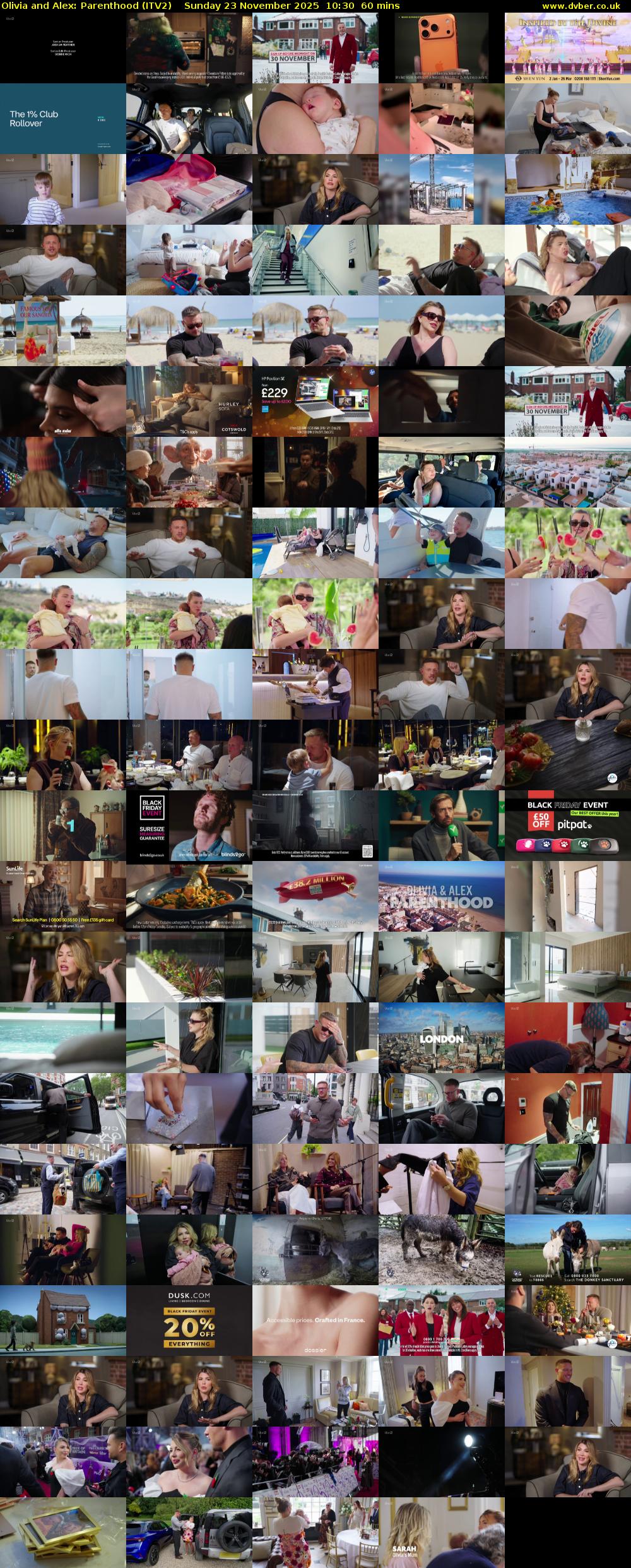 Olivia and Alex: Parenthood (ITV2) Sunday 23 November 2025 10:30 - 11:30