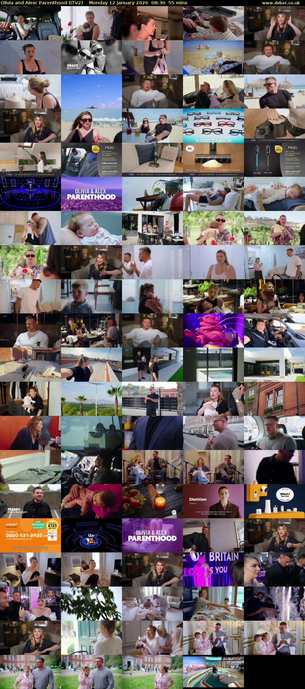 Olivia and Alex: Parenthood (ITV2) Monday 12 January 2026 08:30 - 09:25