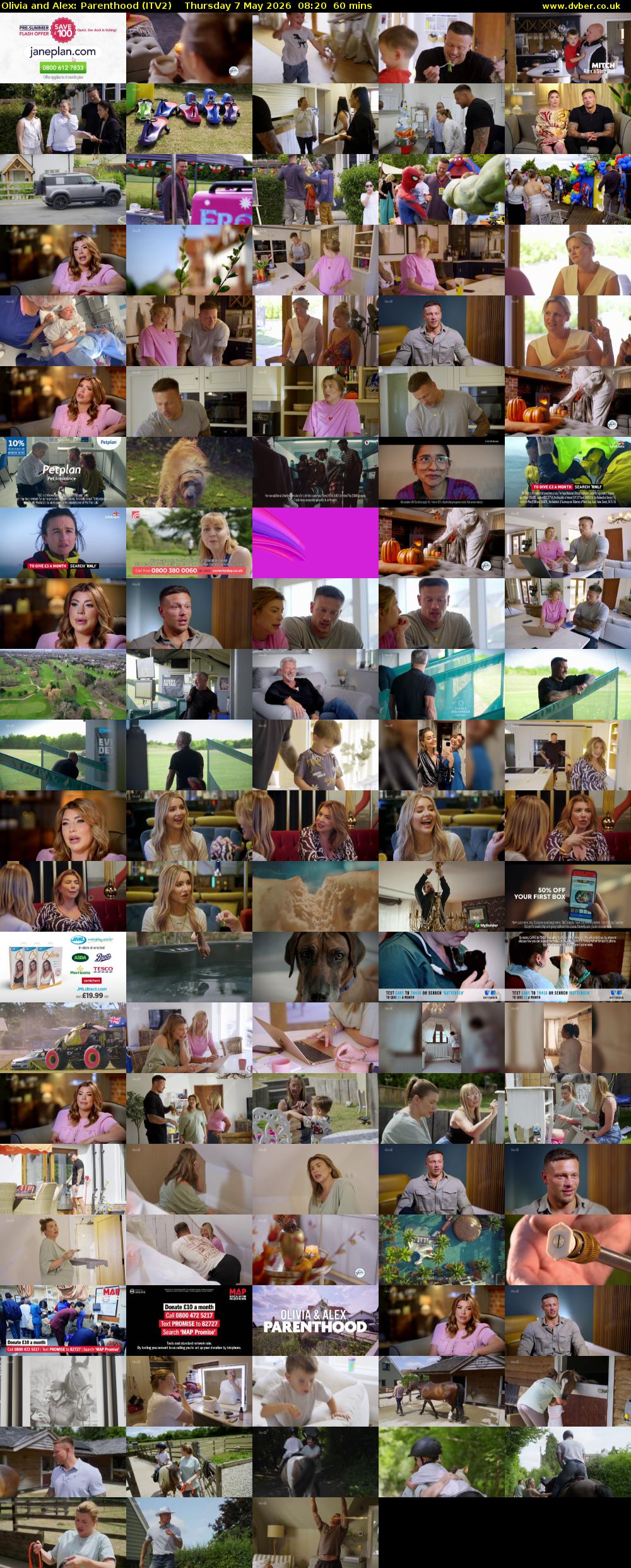 Olivia and Alex: Parenthood (ITV2) Thursday 7 May 2026 08:20 - 09:20