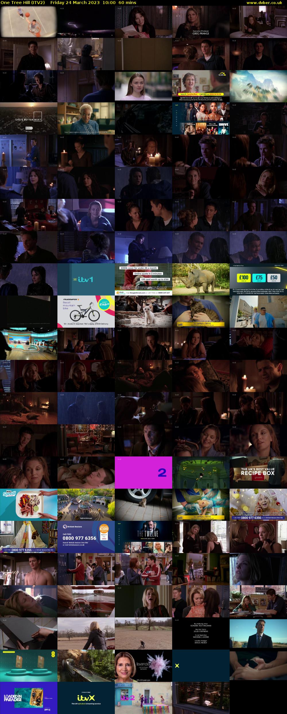 One Tree Hill (ITV2) Friday 24 March 2023 10:00 - 11:00