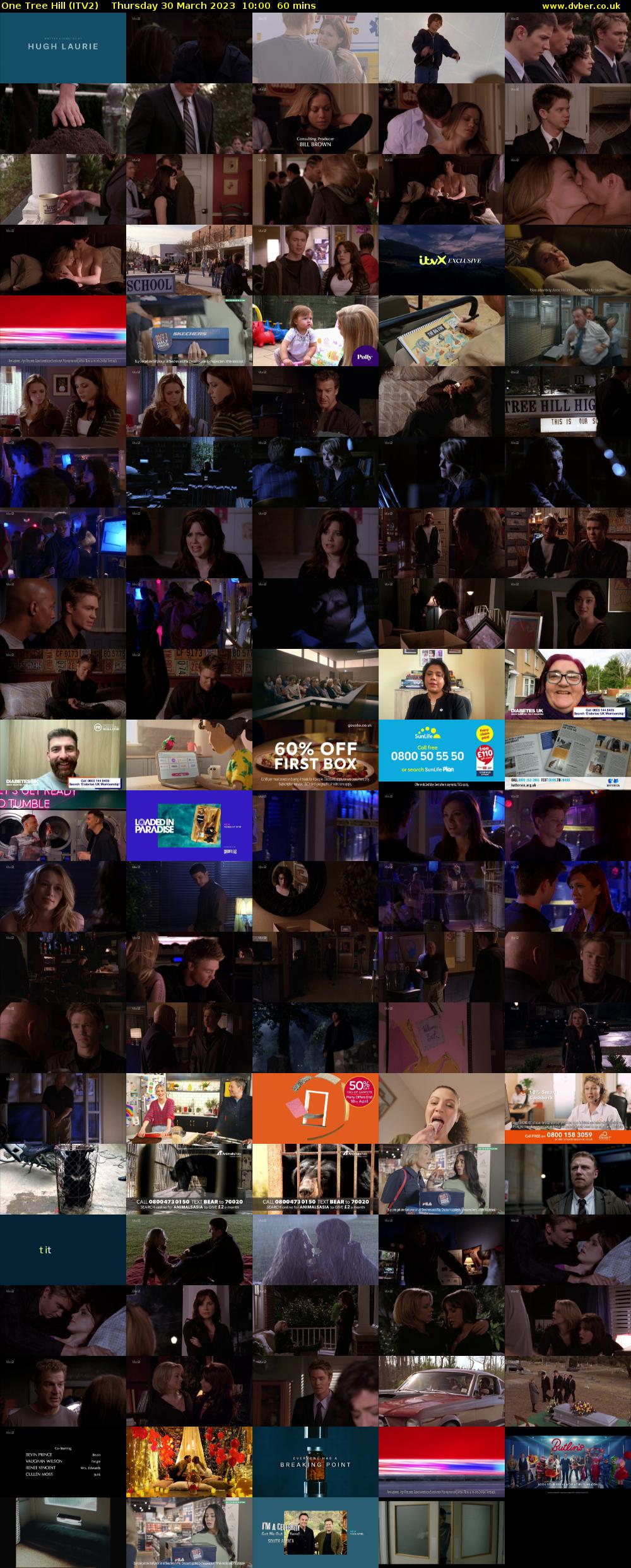 One Tree Hill (ITV2) Thursday 30 March 2023 10:00 - 11:00