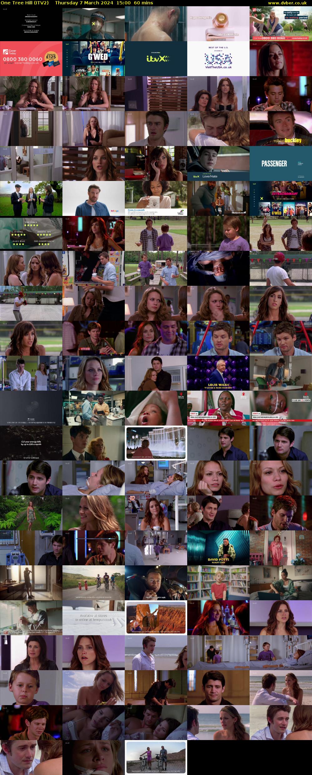 One Tree Hill (ITV2) Thursday 7 March 2024 15:00 - 16:00