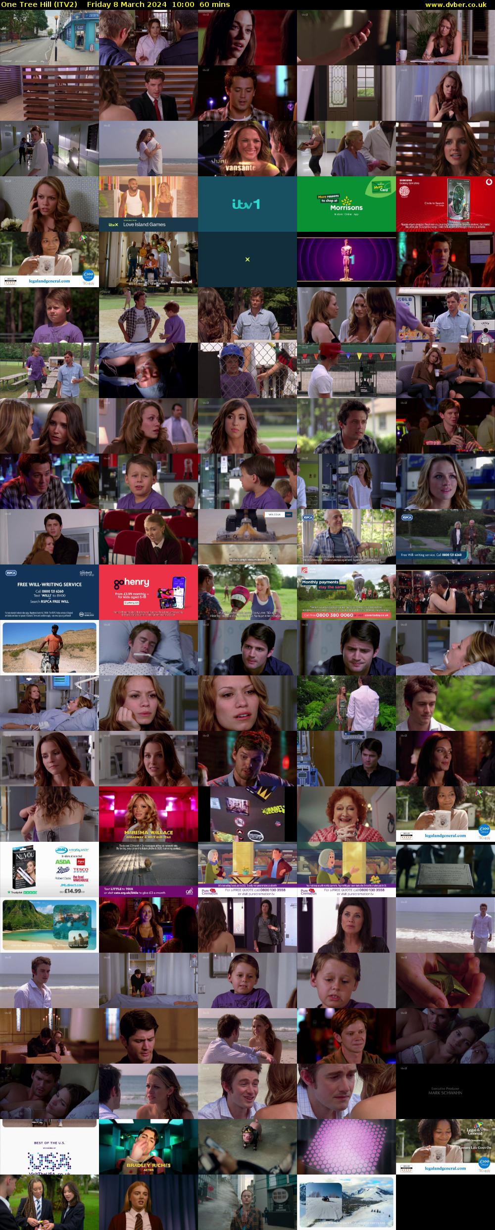 One Tree Hill (ITV2) Friday 8 March 2024 10:00 - 11:00
