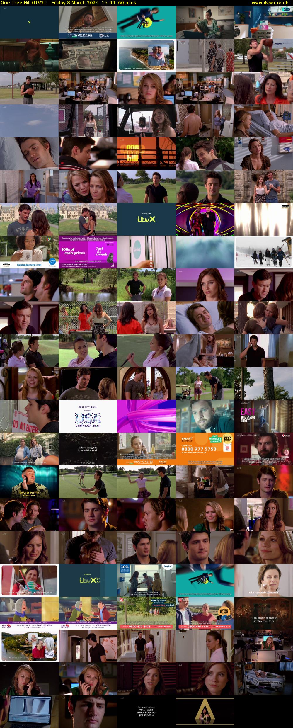 One Tree Hill (ITV2) Friday 8 March 2024 15:00 - 16:00