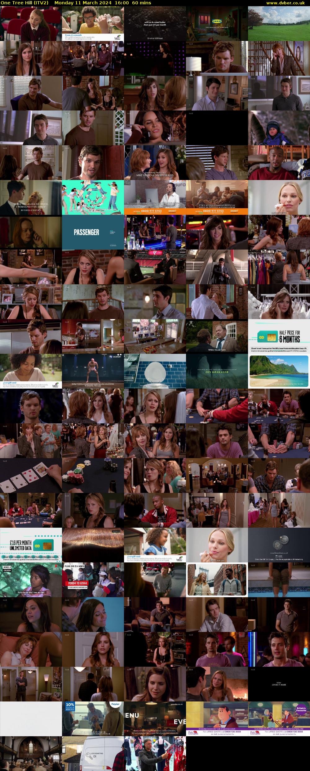 One Tree Hill (ITV2) Monday 11 March 2024 16:00 - 17:00