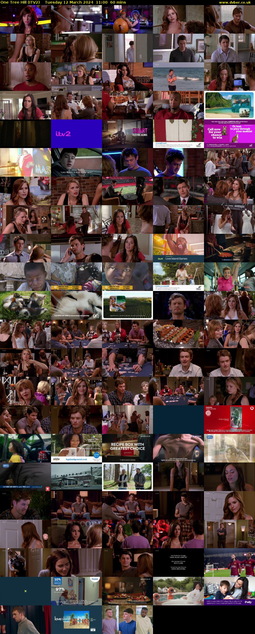 One Tree Hill (ITV2) Tuesday 12 March 2024 11:00 - 12:00