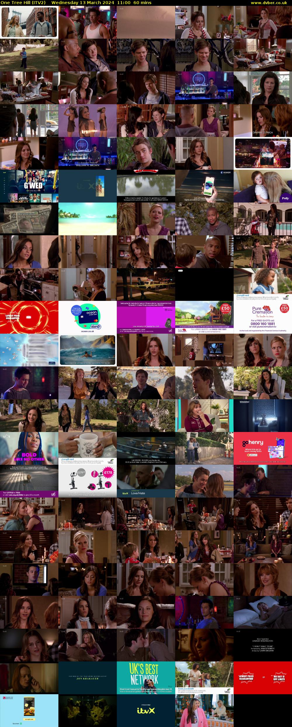 One Tree Hill (ITV2) Wednesday 13 March 2024 11:00 - 12:00