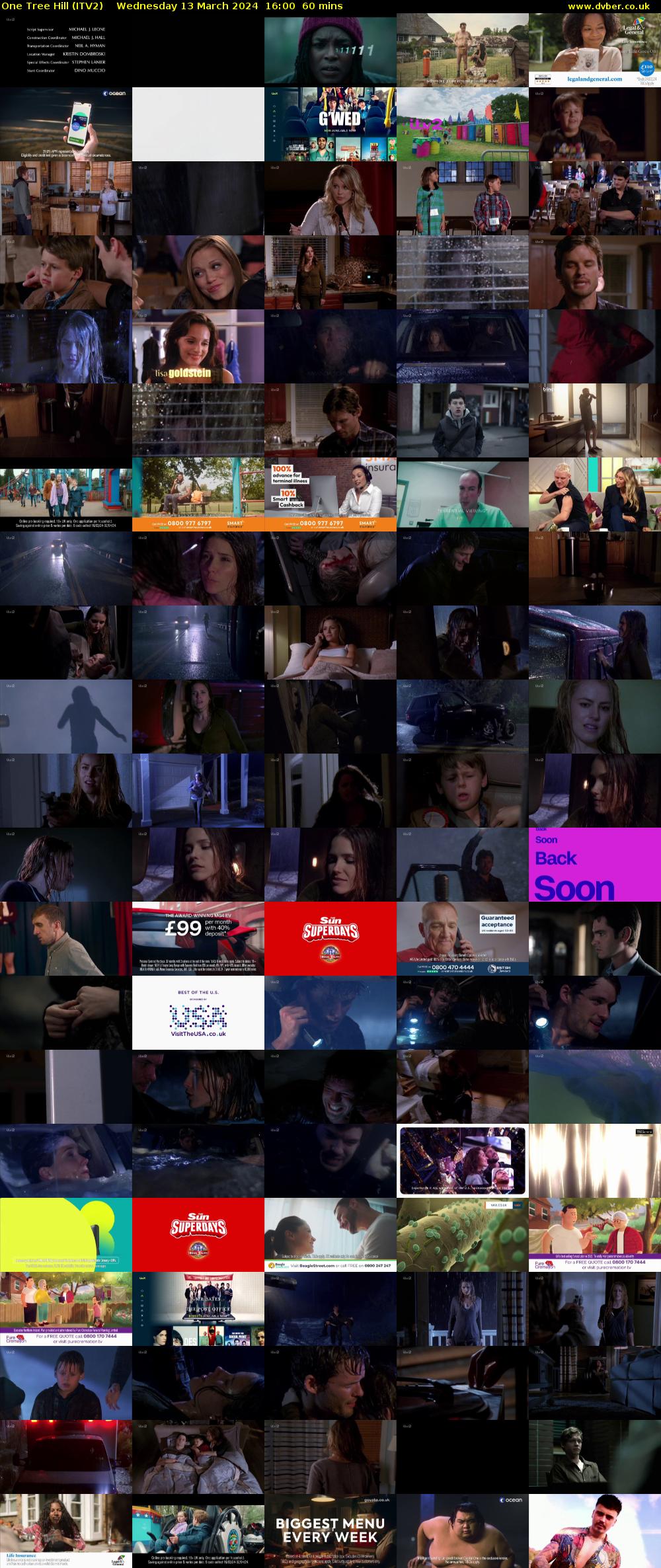 One Tree Hill (ITV2) Wednesday 13 March 2024 16:00 - 17:00