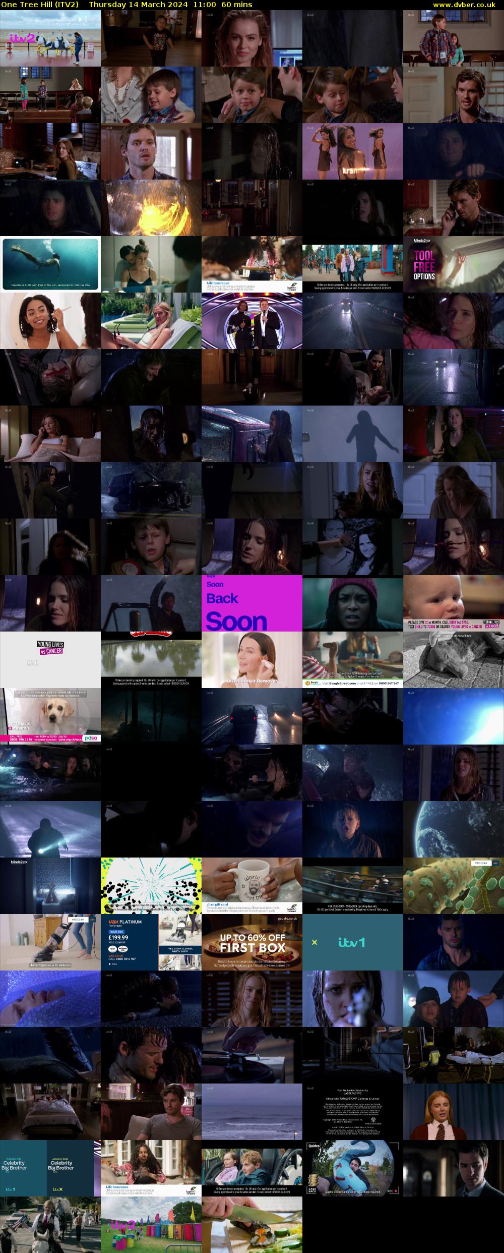 One Tree Hill (ITV2) Thursday 14 March 2024 11:00 - 12:00