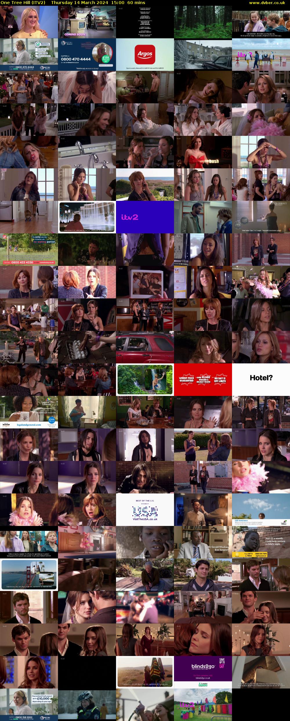 One Tree Hill (ITV2) Thursday 14 March 2024 15:00 - 16:00