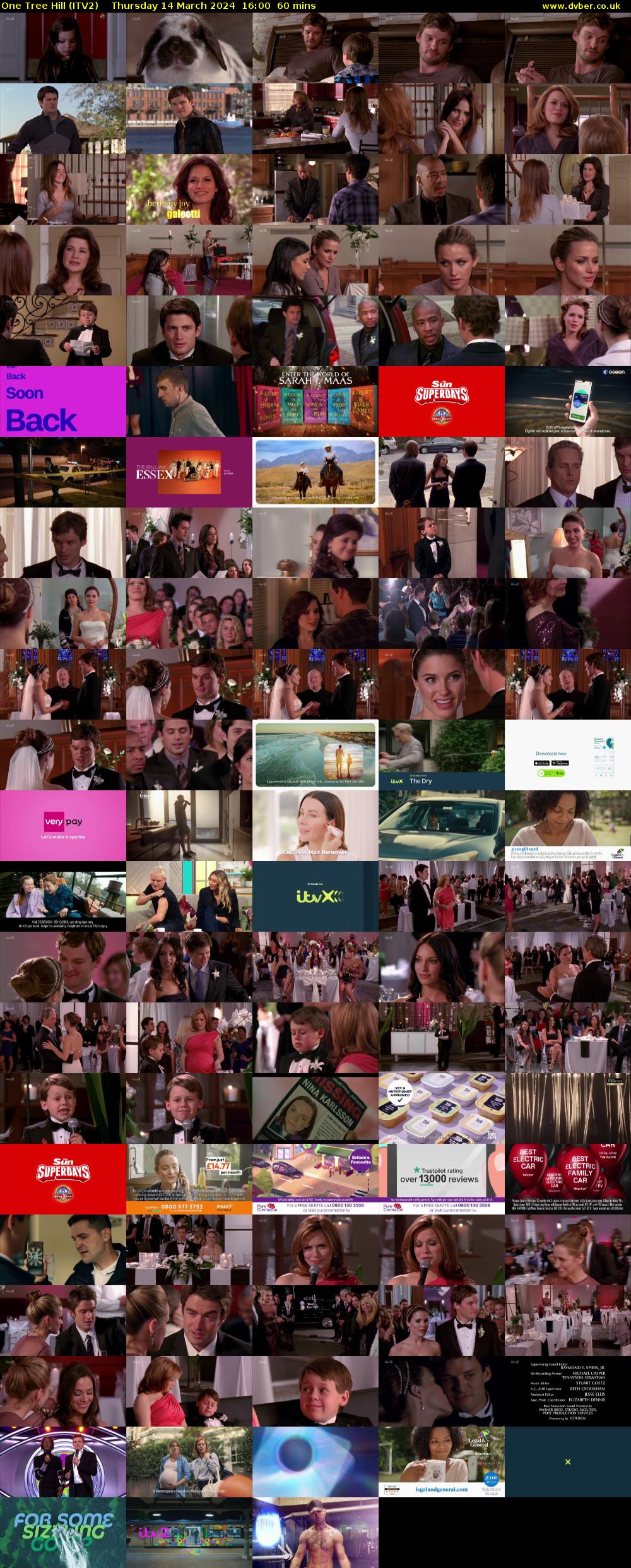 One Tree Hill (ITV2) Thursday 14 March 2024 16:00 - 17:00