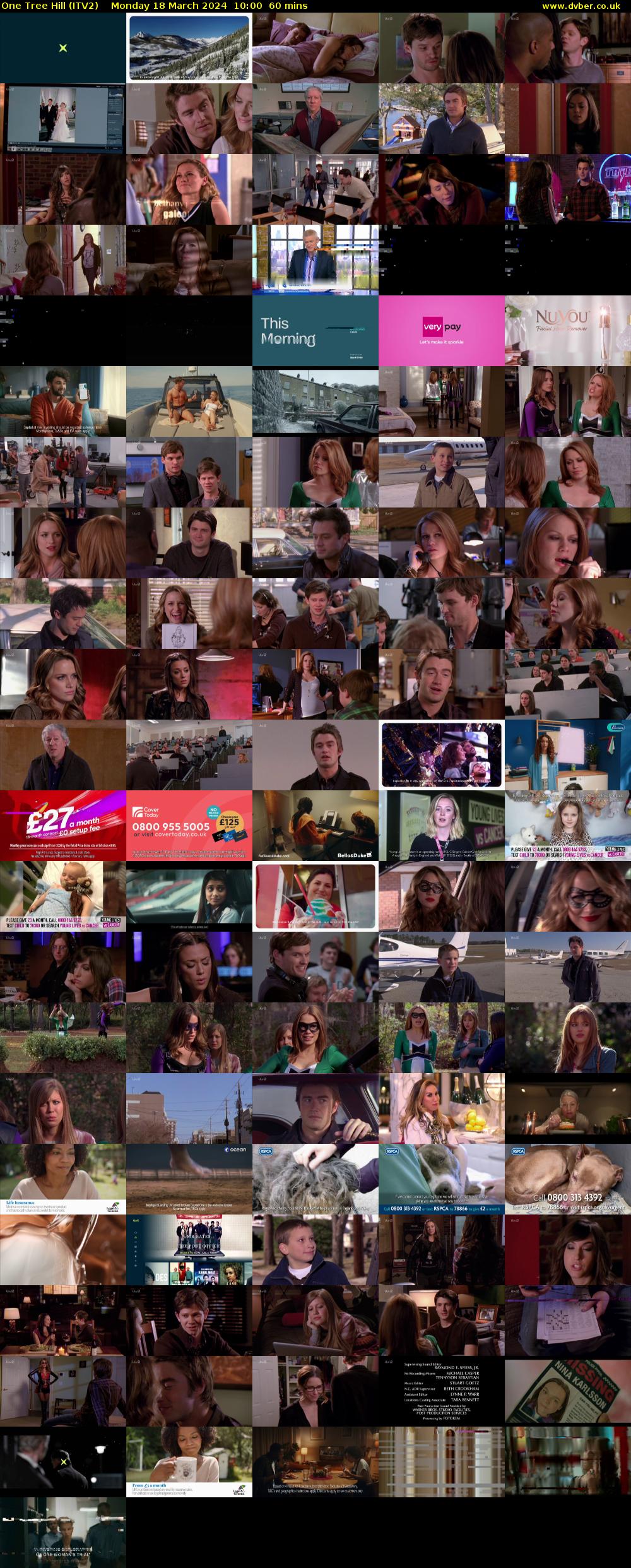 One Tree Hill (ITV2) Monday 18 March 2024 10:00 - 11:00