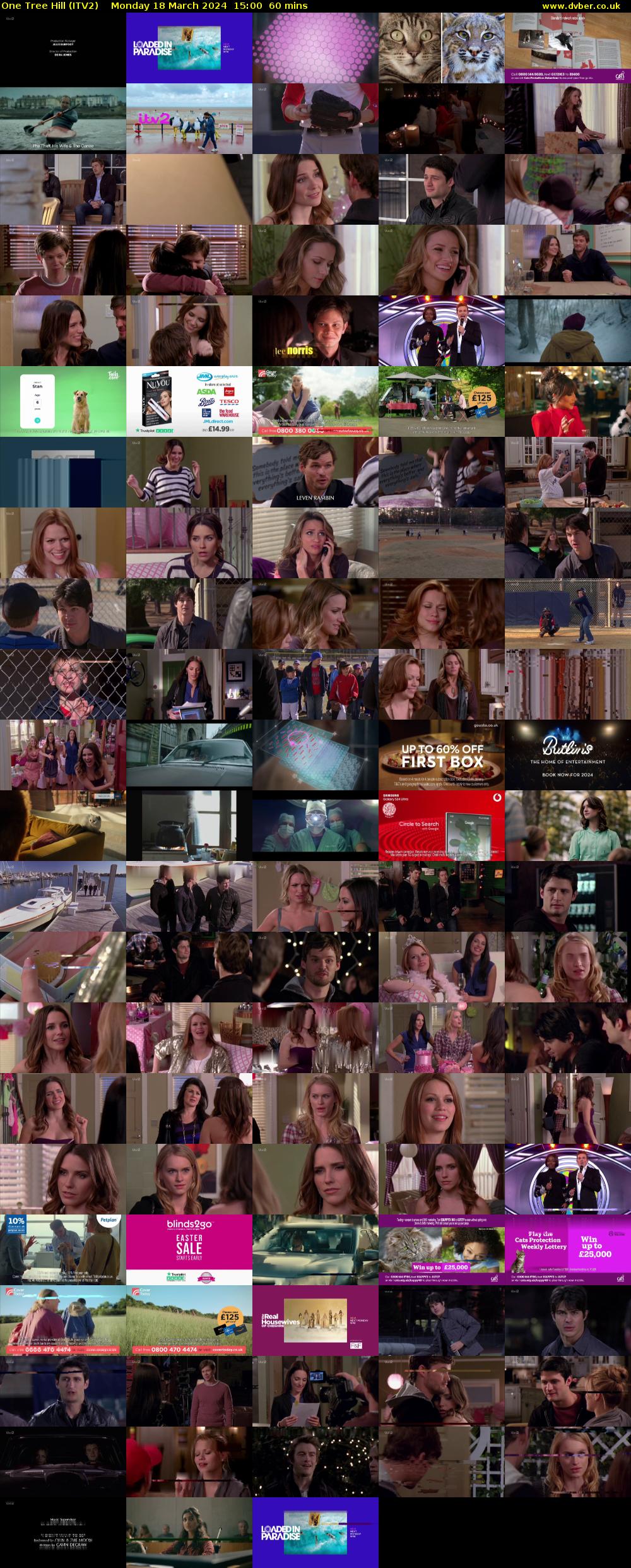 One Tree Hill (ITV2) Monday 18 March 2024 15:00 - 16:00