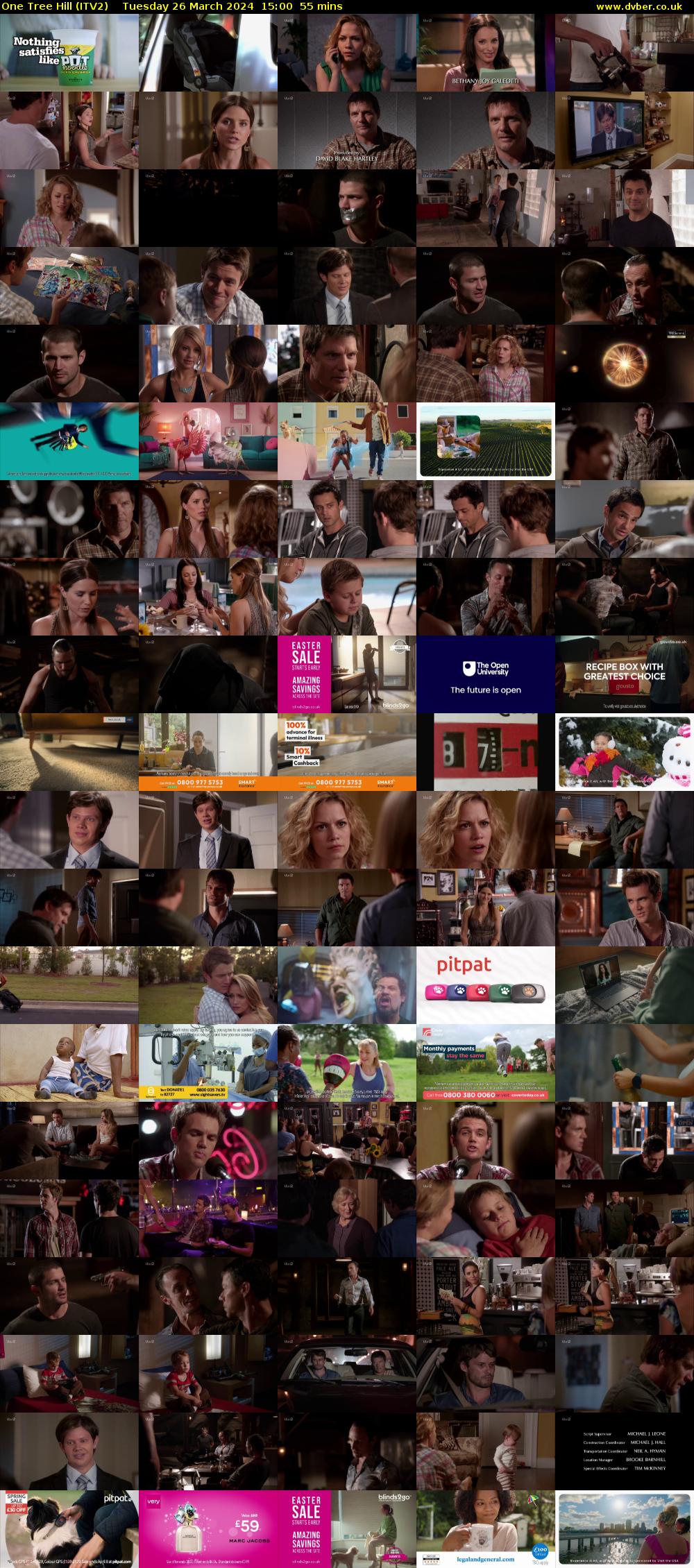 One Tree Hill (ITV2) Tuesday 26 March 2024 15:00 - 15:55