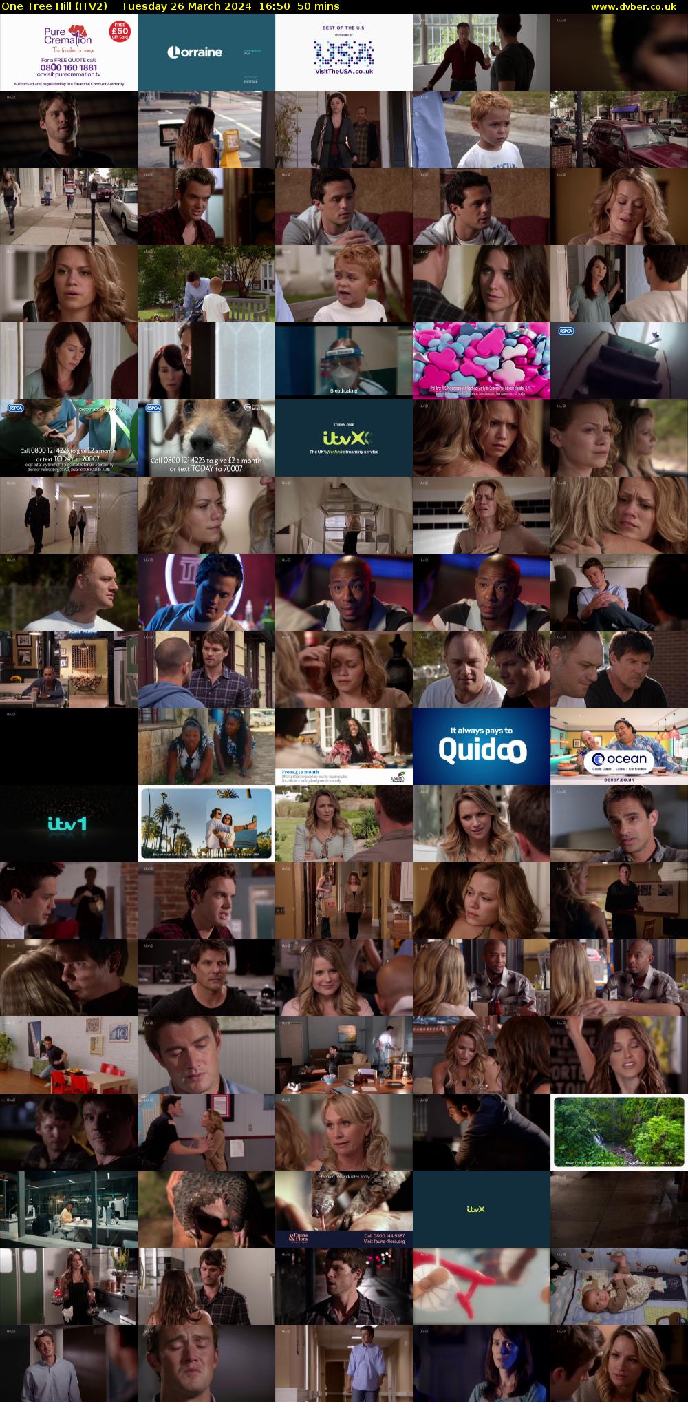 One Tree Hill (ITV2) Tuesday 26 March 2024 16:50 - 17:40