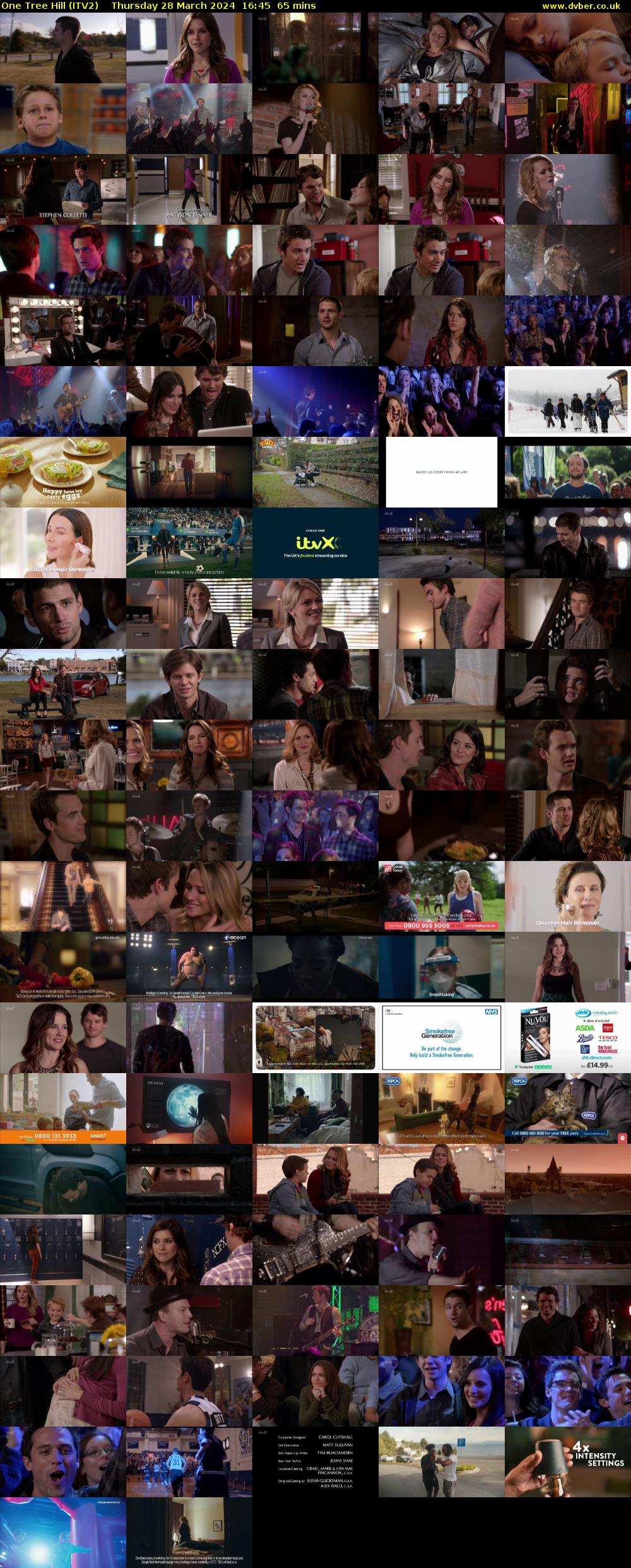 One Tree Hill (ITV2) Thursday 28 March 2024 16:45 - 17:50