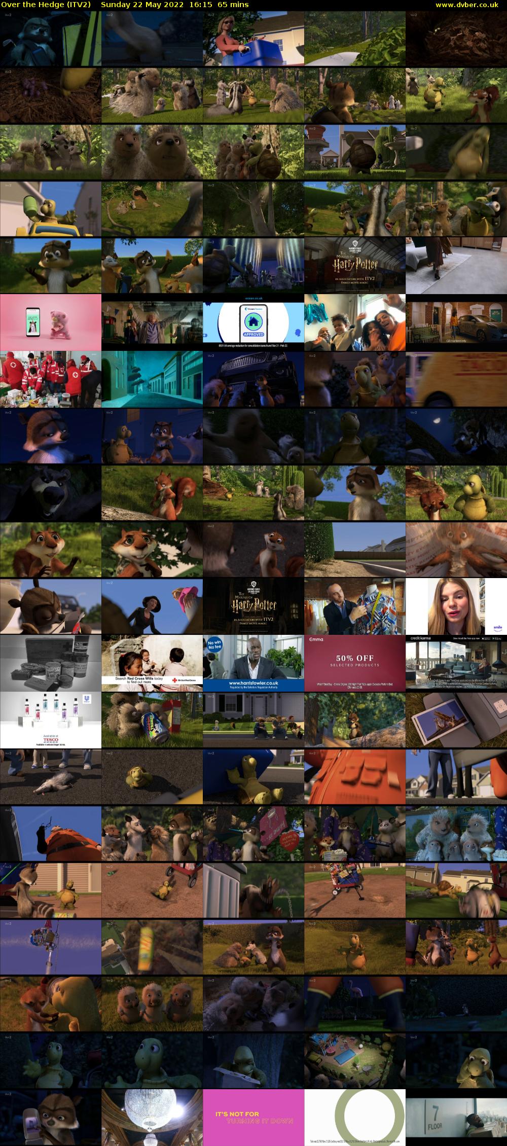 Over the Hedge (ITV2) Sunday 22 May 2022 16:15 - 17:20