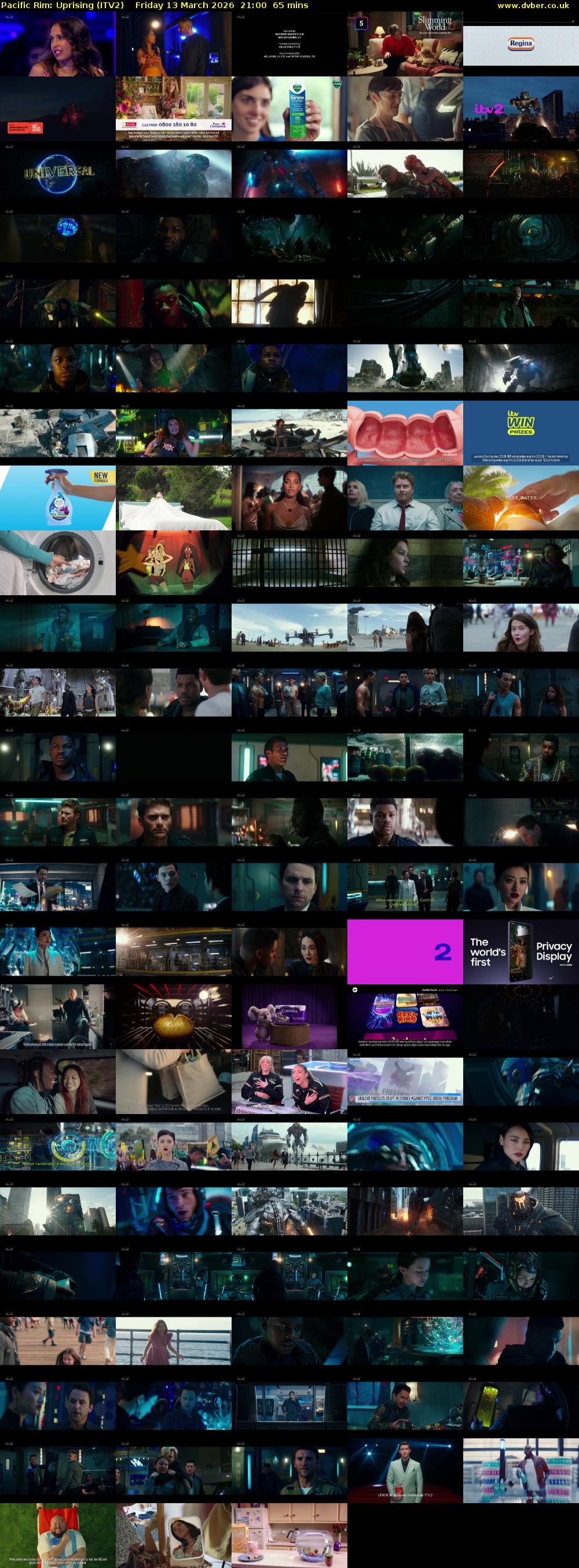 Pacific Rim: Uprising (ITV2) Friday 13 March 2026 21:00 - 22:05