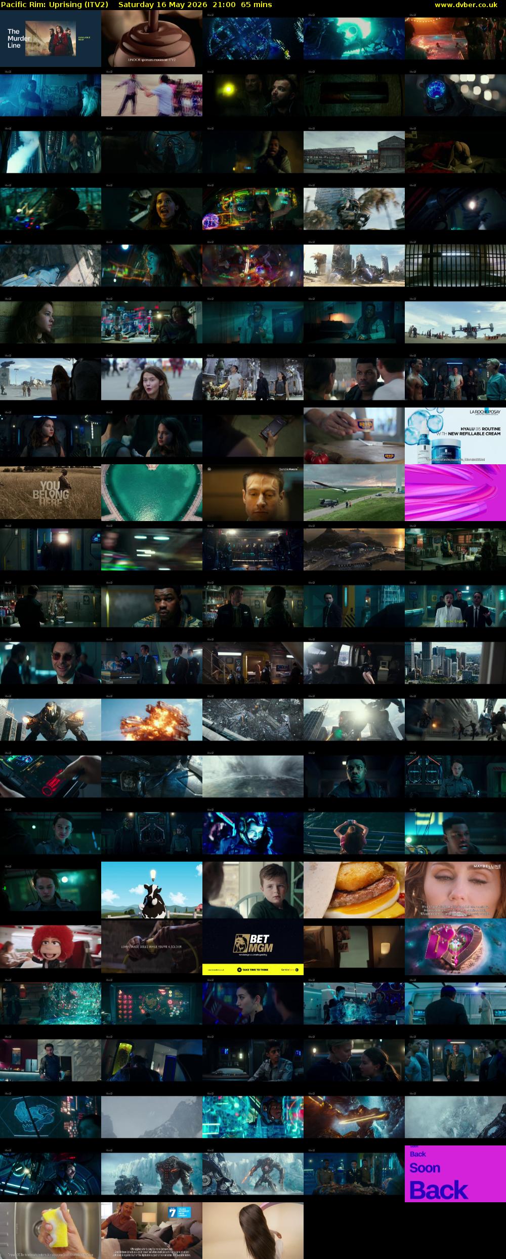 Pacific Rim: Uprising (ITV2) Saturday 16 May 2026 21:00 - 22:05