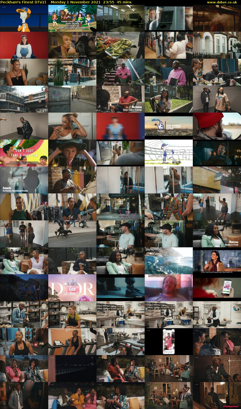 Peckham's Finest (ITV2) Monday 1 November 2021 23:55 - 00:40