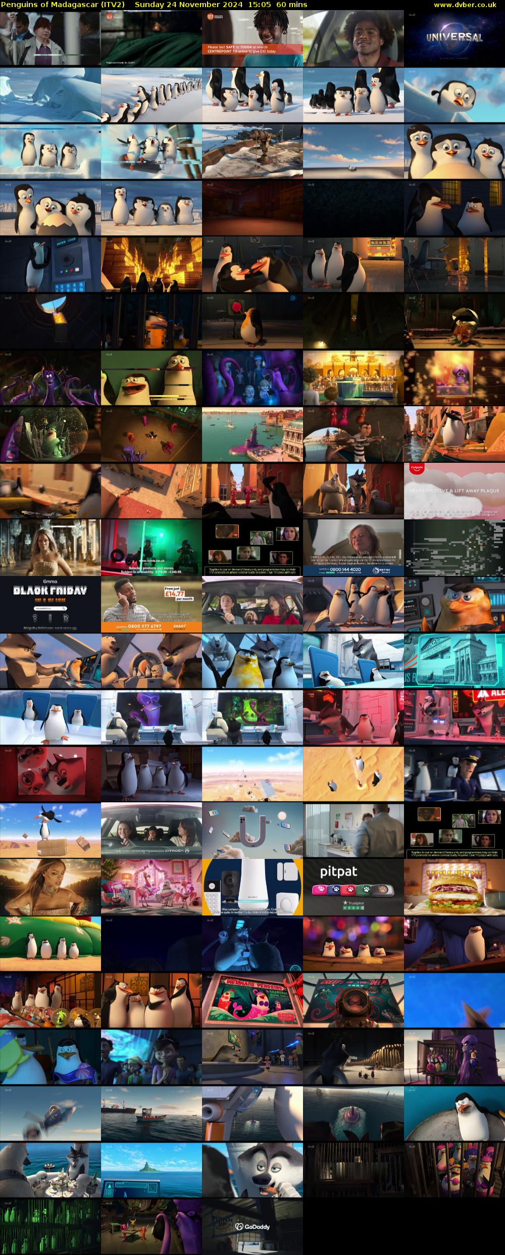 Penguins of Madagascar (ITV2) Sunday 24 November 2024 15:05 - 16:05
