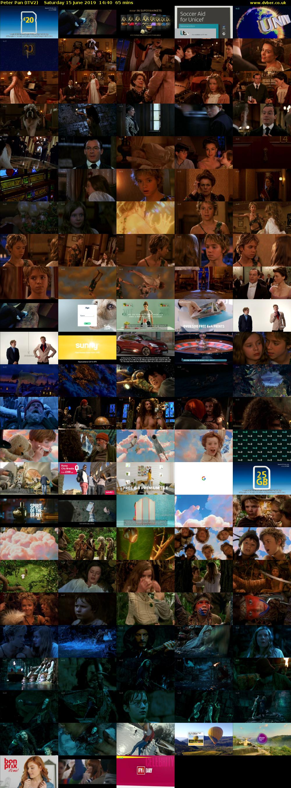 Peter Pan (ITV2) Saturday 15 June 2019 14:40 - 15:45