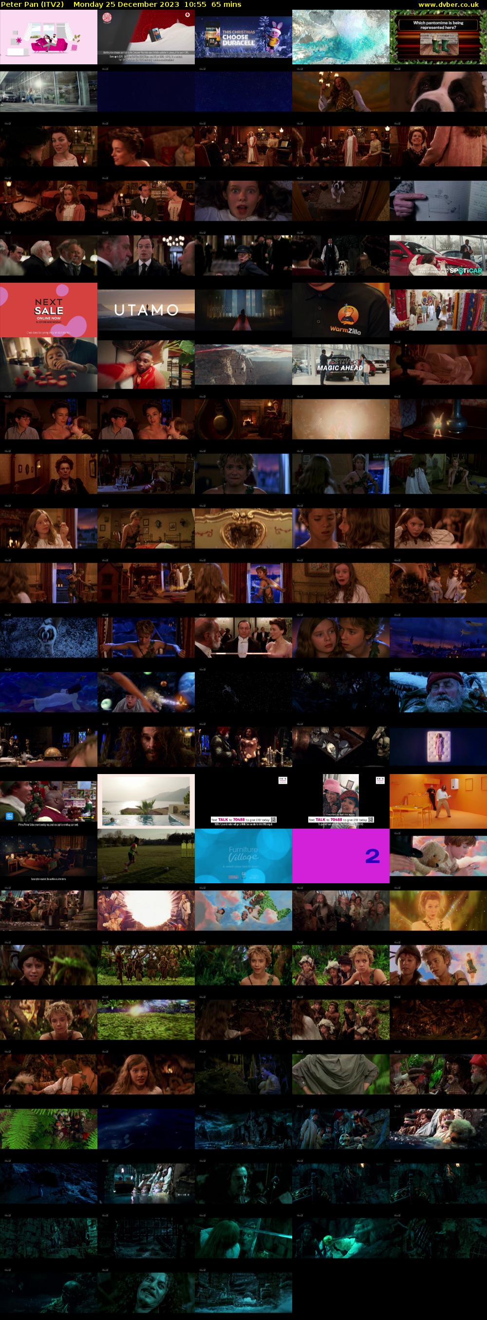 Peter Pan (ITV2) Monday 25 December 2023 10:55 - 12:00