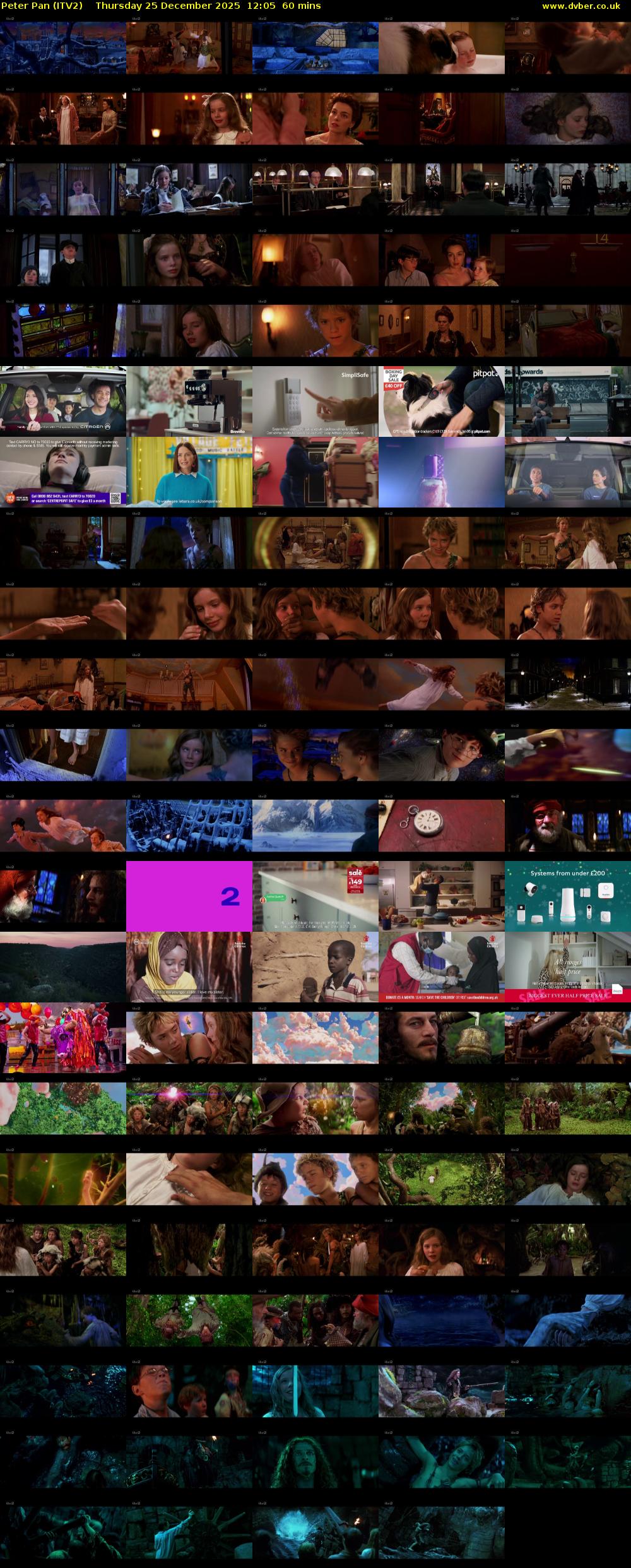 Peter Pan (ITV2) Thursday 25 December 2025 12:05 - 13:05
