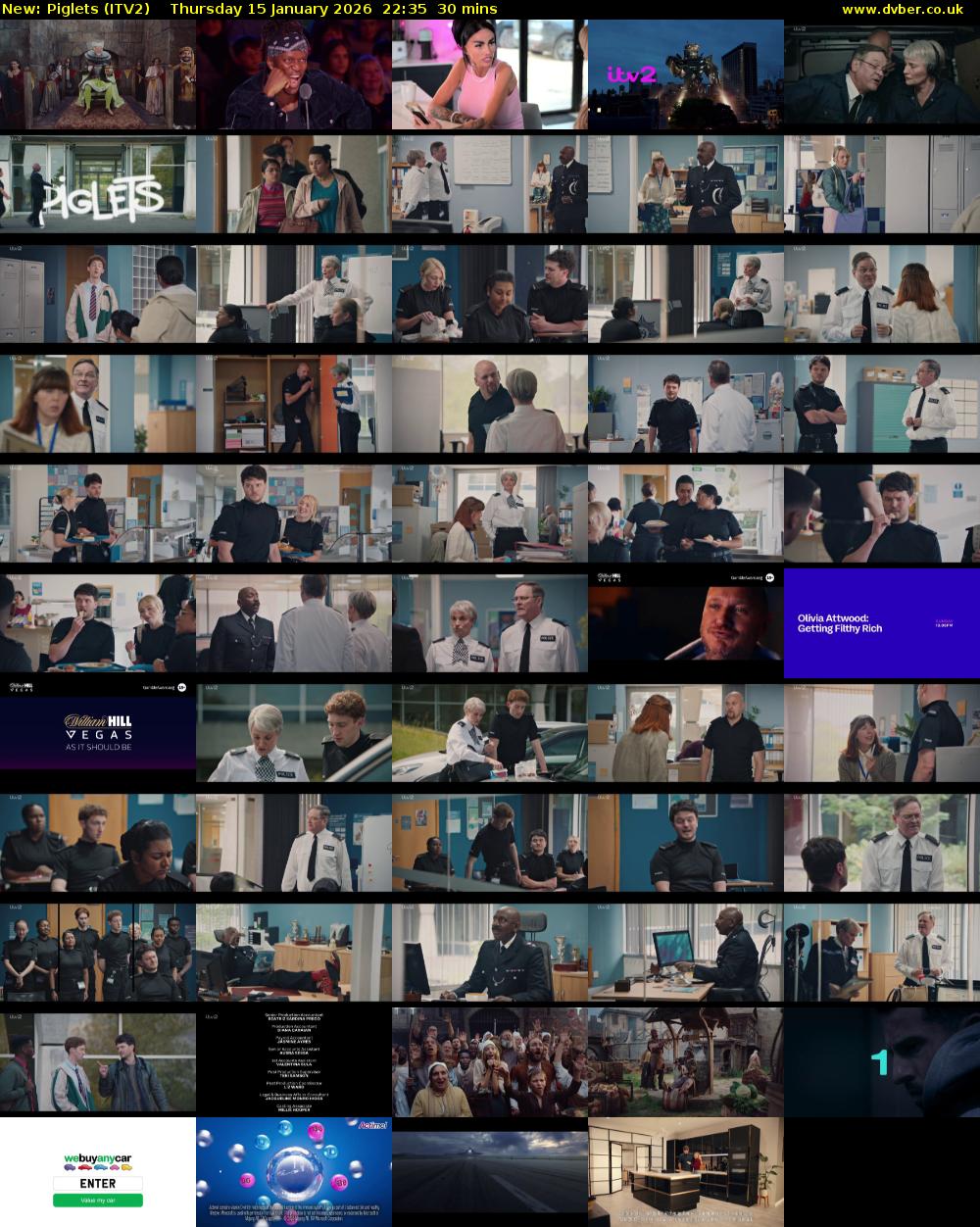 Piglets (ITV2) Thursday 15 January 2026 22:35 - 23:05