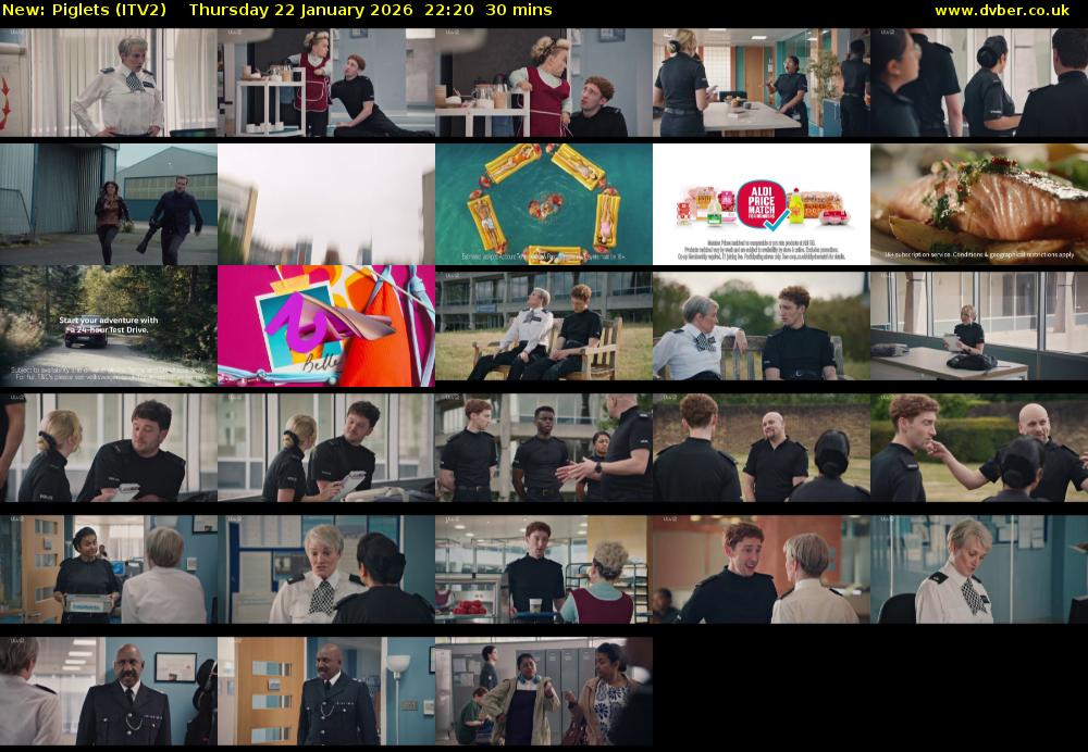 Piglets (ITV2) Thursday 22 January 2026 22:20 - 22:50