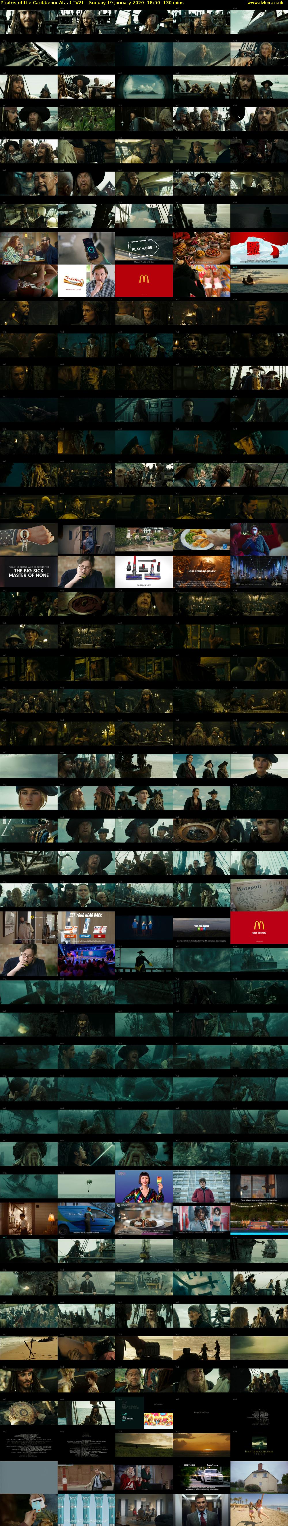 Pirates of the Caribbean: At... (ITV2) Sunday 19 January 2020 18:50 - 21:00
