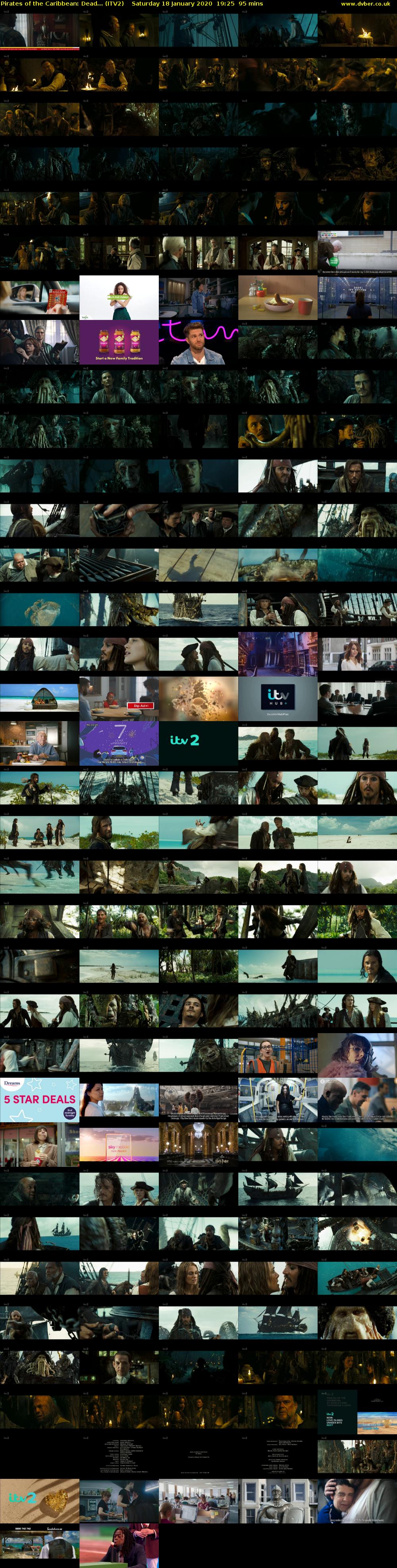 Pirates of the Caribbean: Dead... (ITV2) Saturday 18 January 2020 19:25 - 21:00