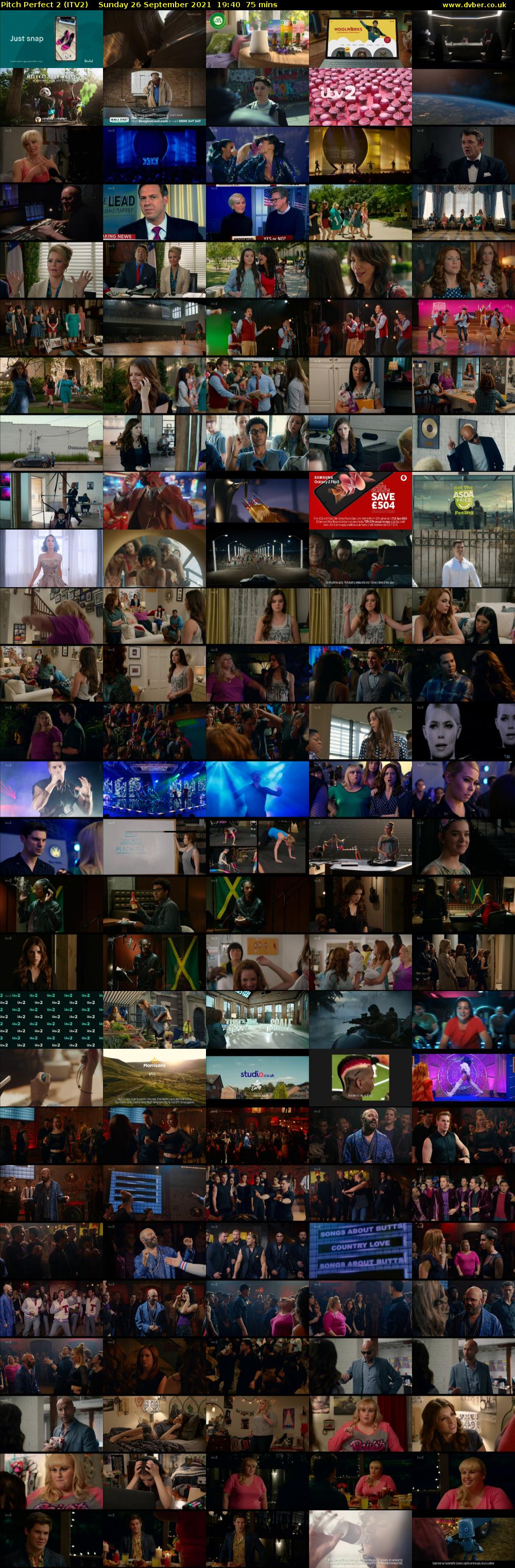 Pitch Perfect 2 (ITV2) Sunday 26 September 2021 19:40 - 20:55