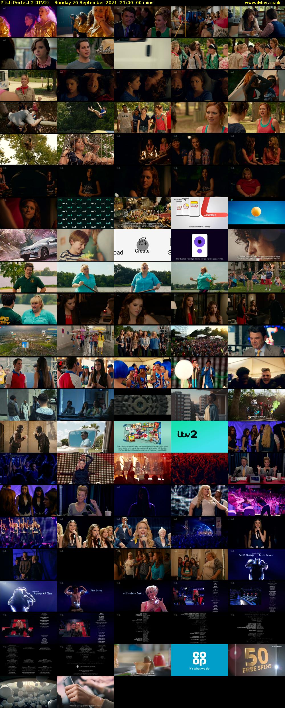 Pitch Perfect 2 (ITV2) Sunday 26 September 2021 21:00 - 22:00