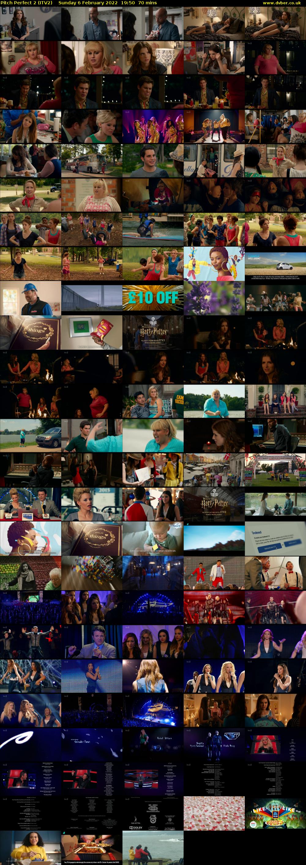 Pitch Perfect 2 (ITV2) Sunday 6 February 2022 19:50 - 21:00