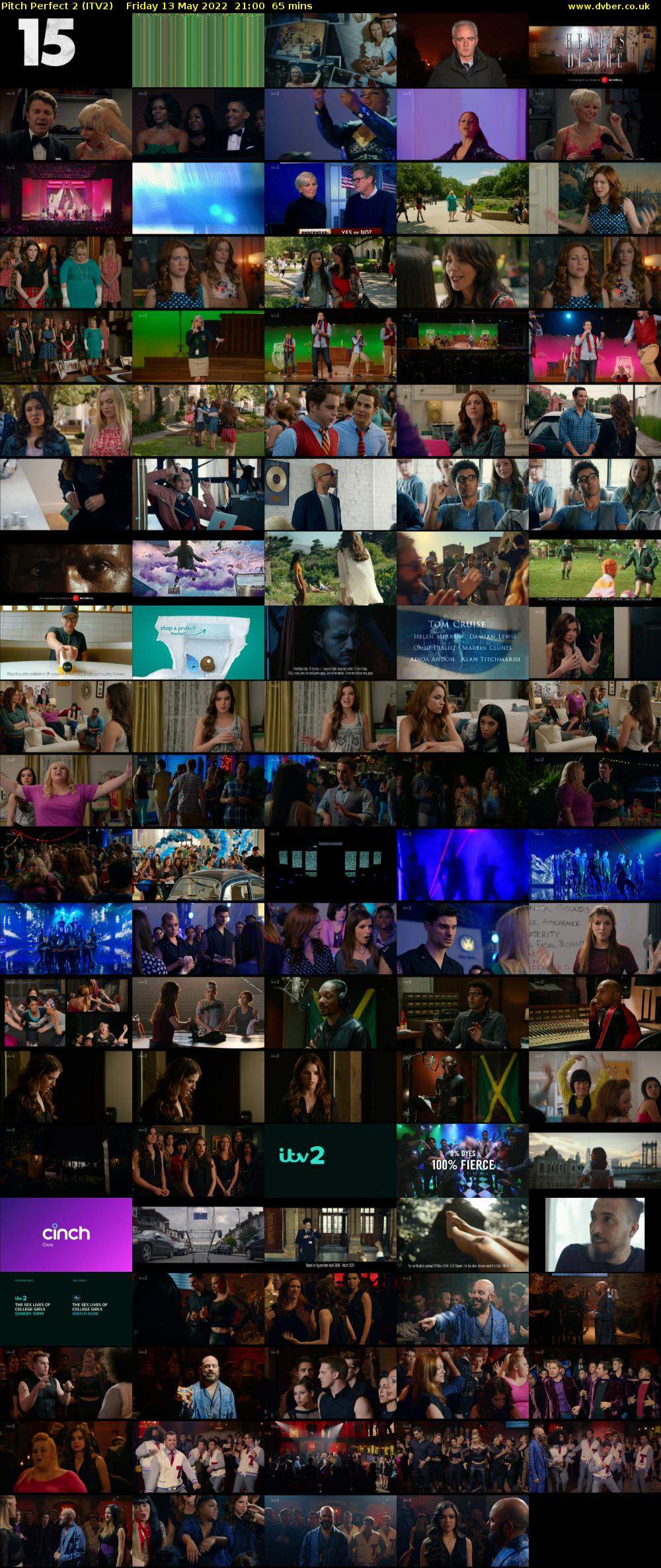 Pitch Perfect 2 (ITV2) Friday 13 May 2022 21:00 - 22:05