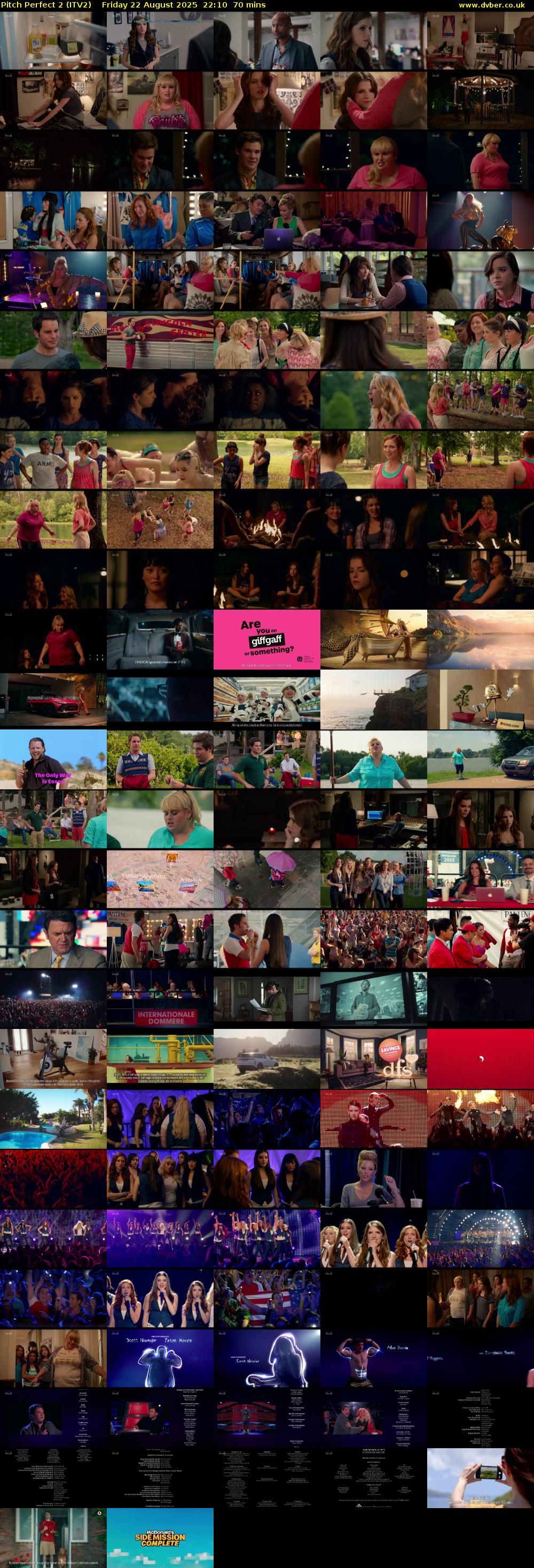 Pitch Perfect 2 (ITV2) Friday 22 August 2025 22:10 - 23:20