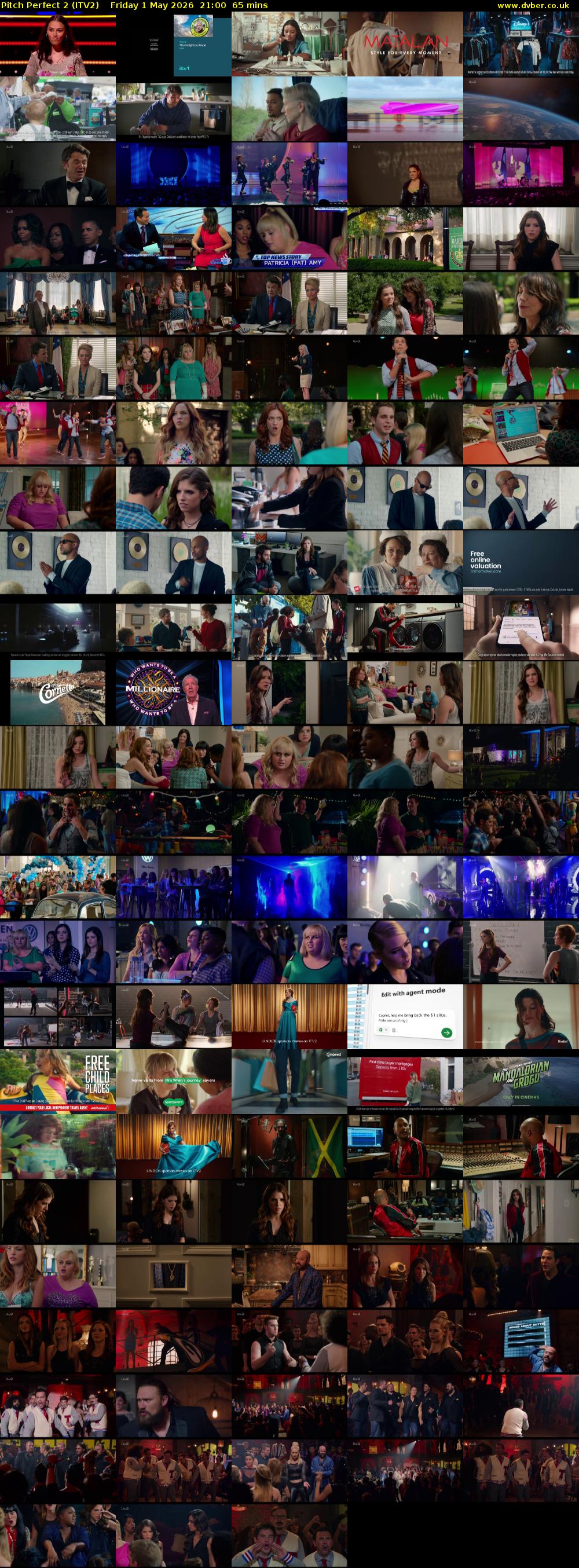 Pitch Perfect 2 (ITV2) Friday 1 May 2026 21:00 - 22:05